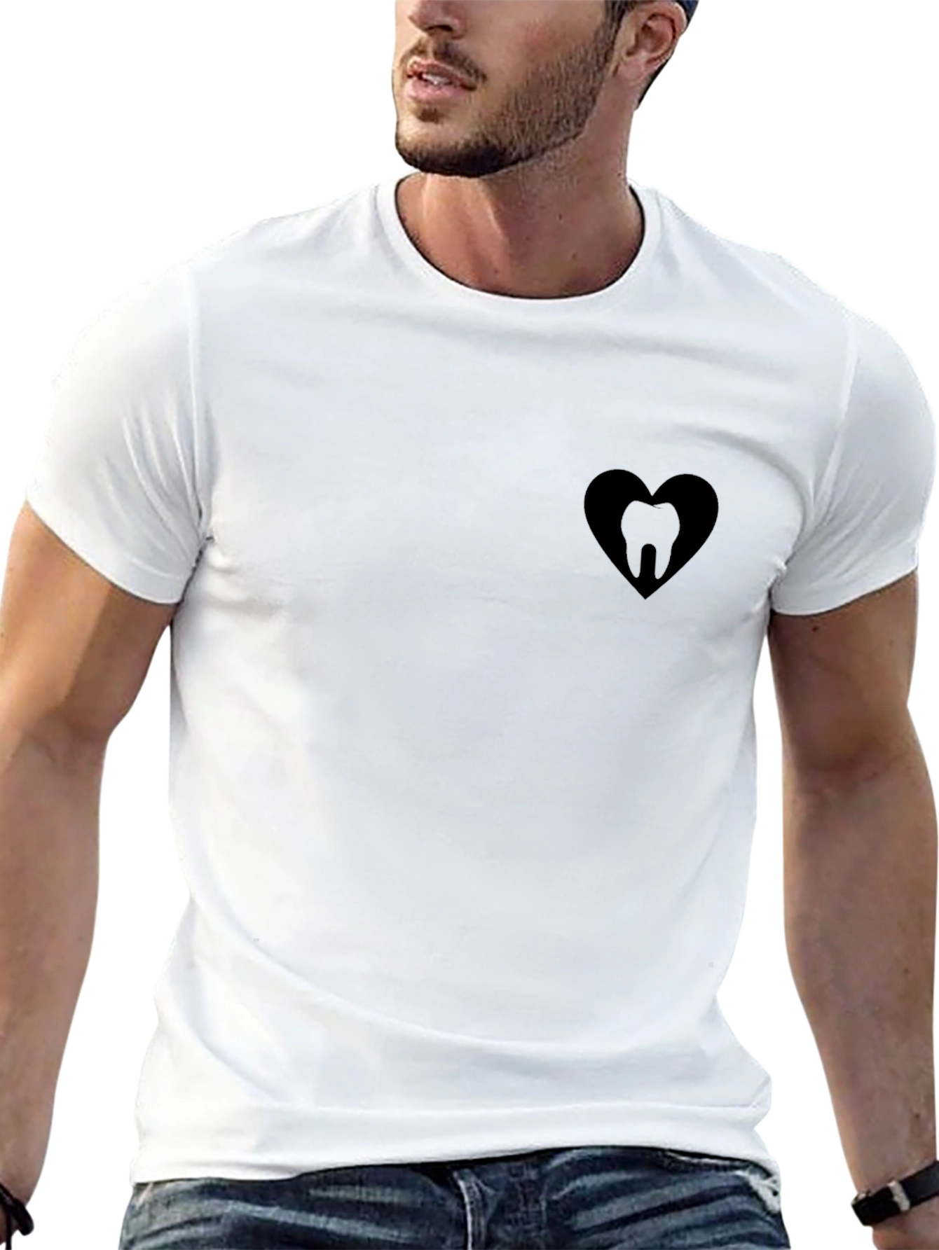Dental Heart T-Shirt - Black