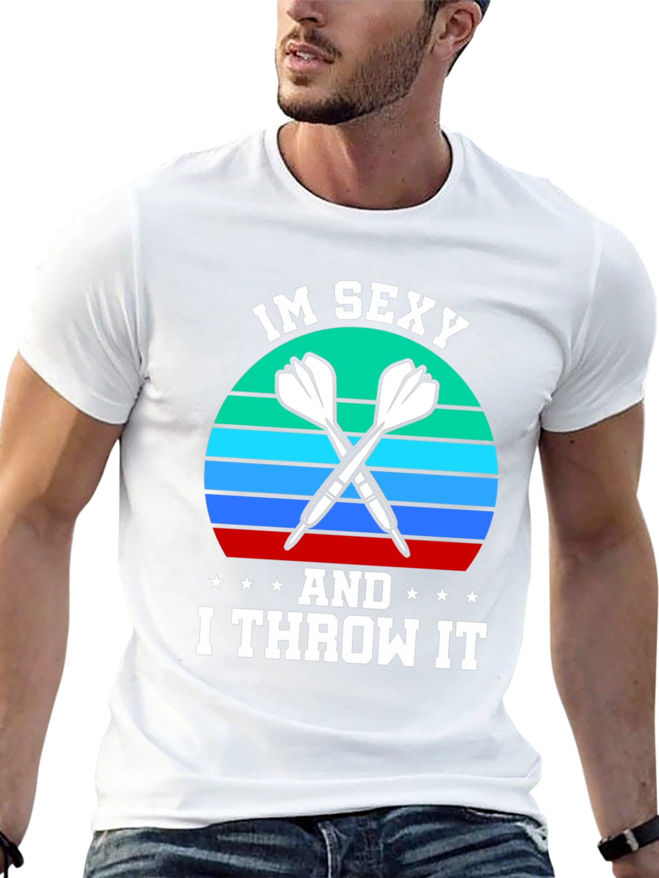 Im Sexy and I Throw It Dart T-Shirt