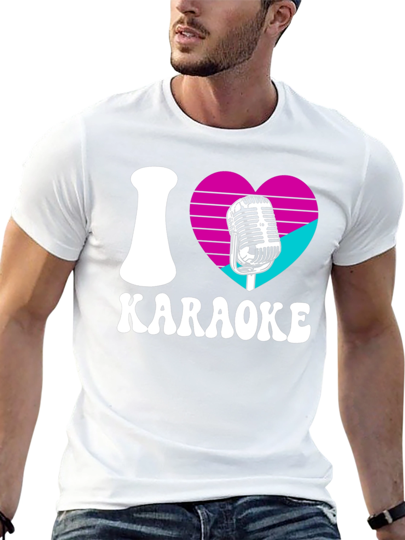 I Love Karaoke Graphic T-Shirt