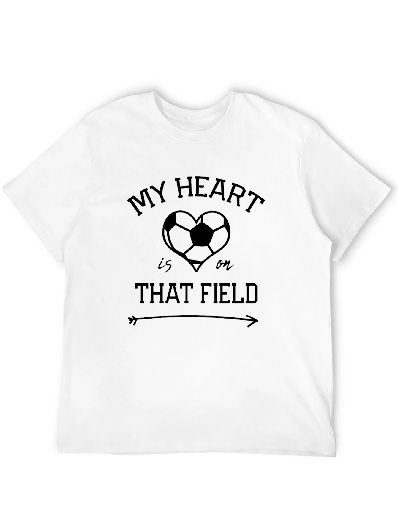 Soccer Lovers Heart T-Shirt