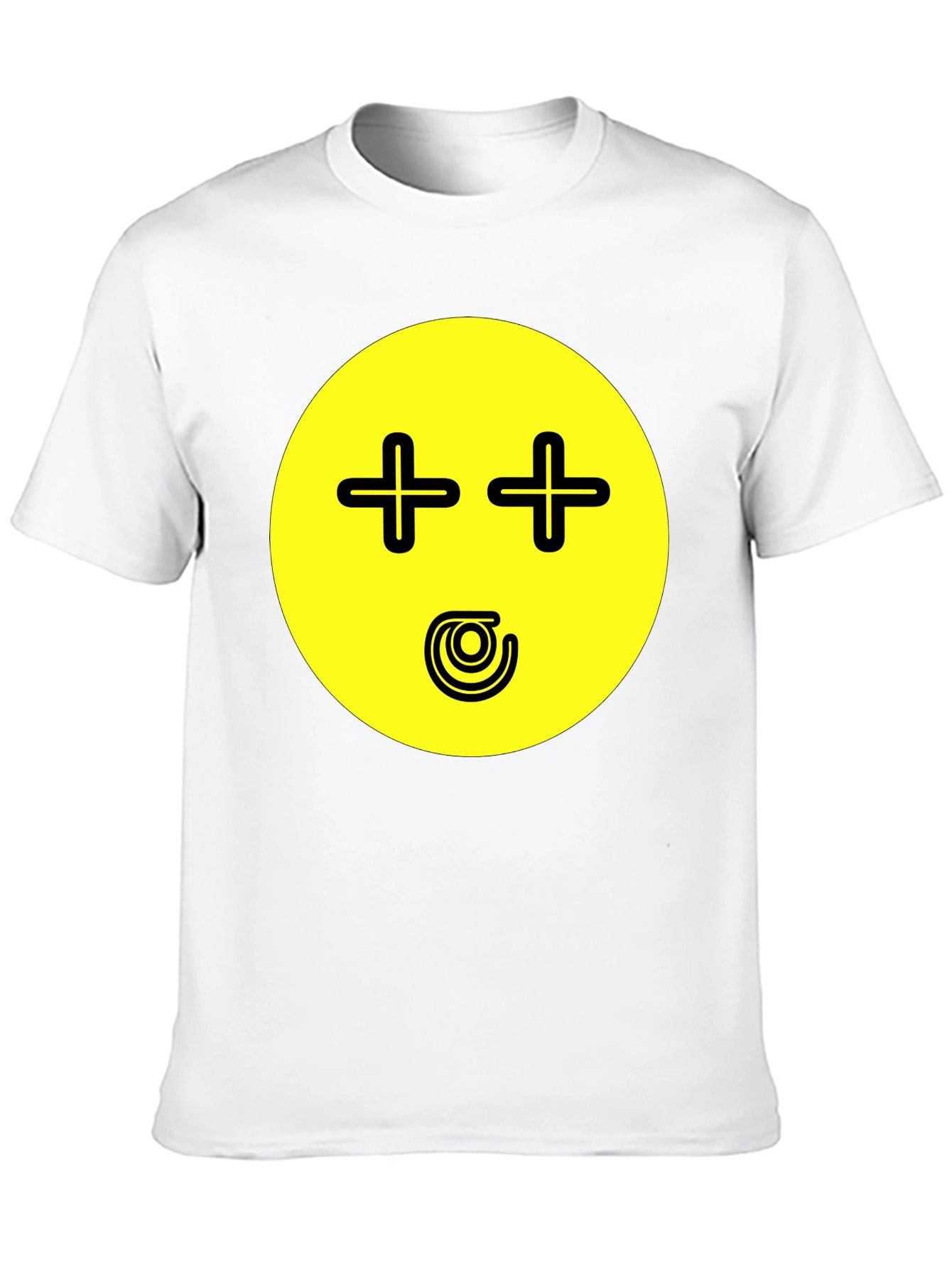 Humorous Emoji Graphic T-Shirt