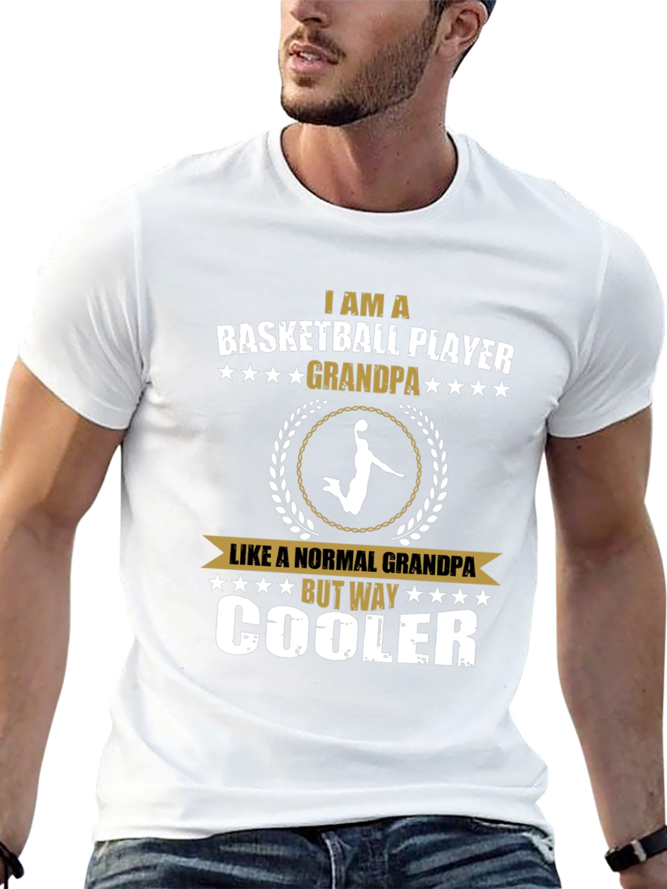 Basketball Player Grandpa T-Shirt