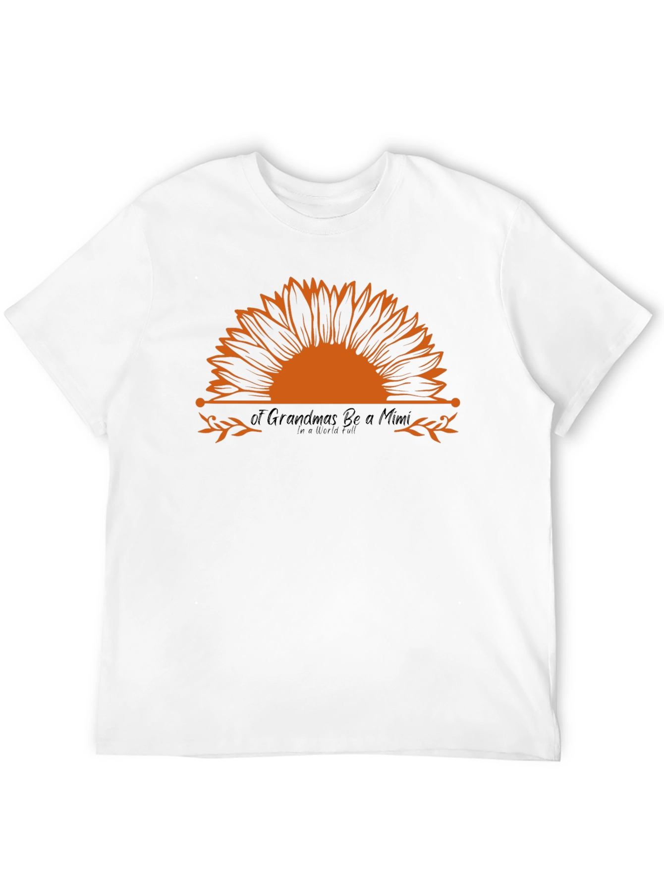 Sunflower Mimi Graphic Tee - Soft Black Cotton