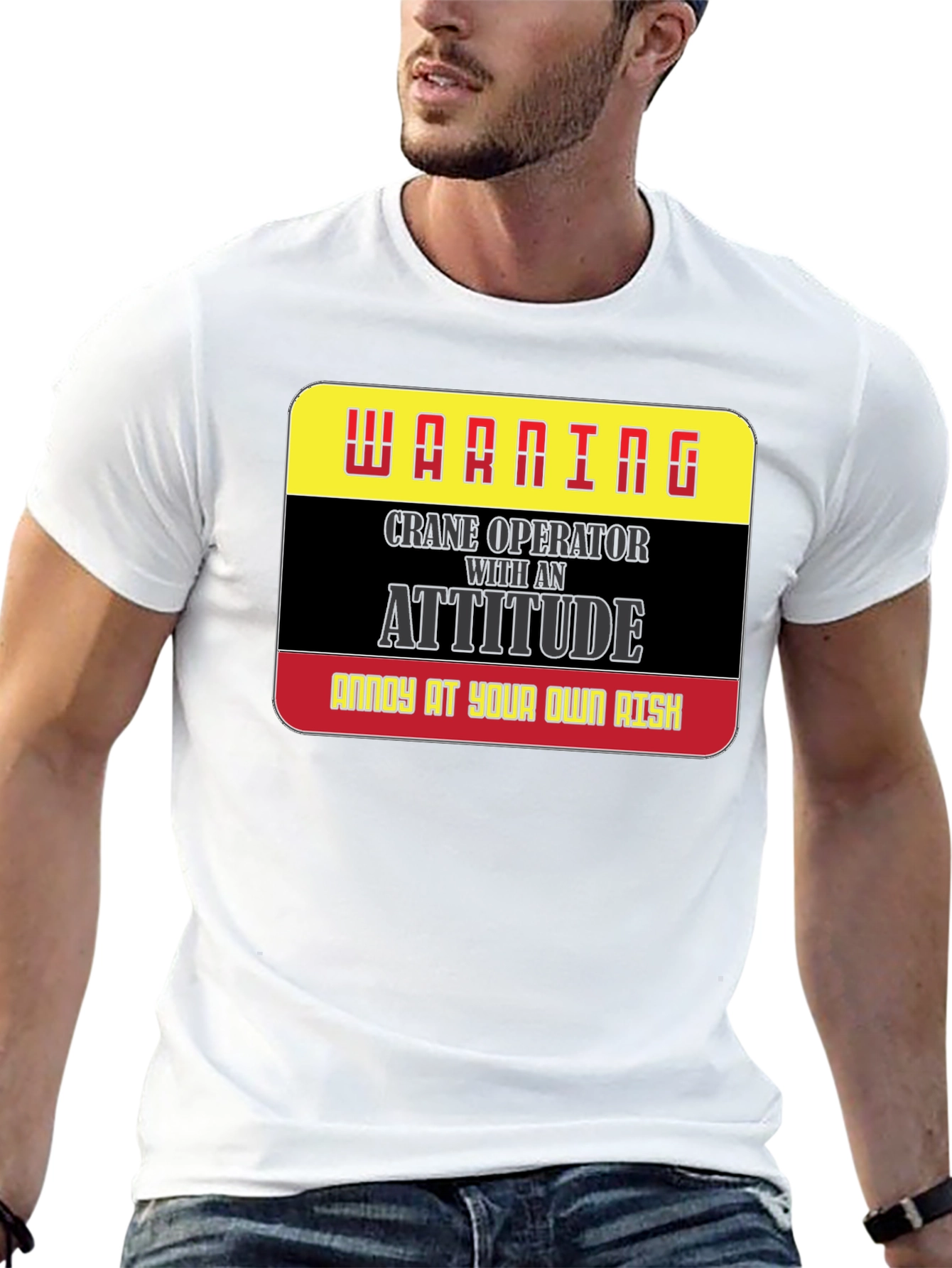 Warning Crane Operator T-Shirt