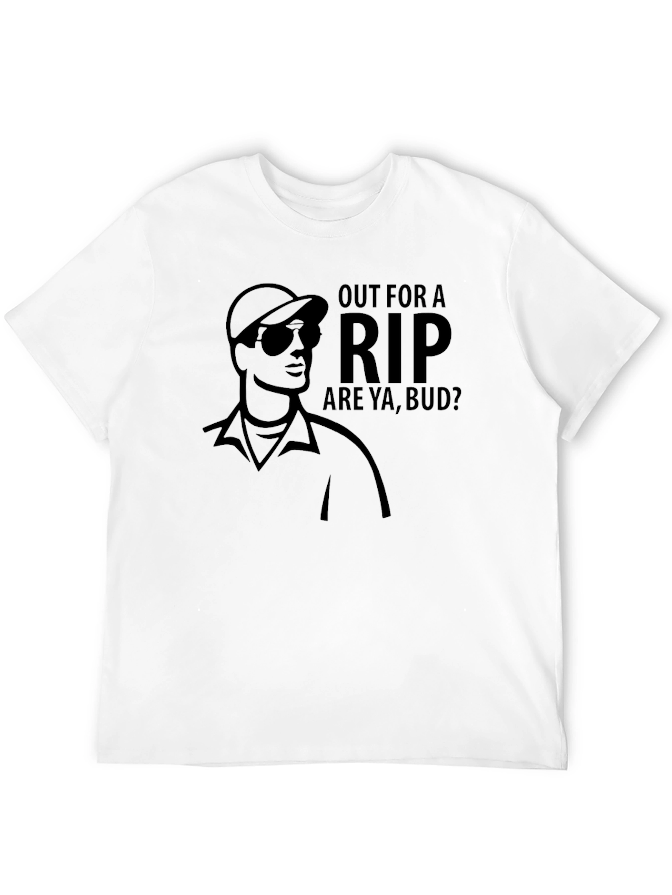 Out for a Rip T-Shirt Black Graphic Tee