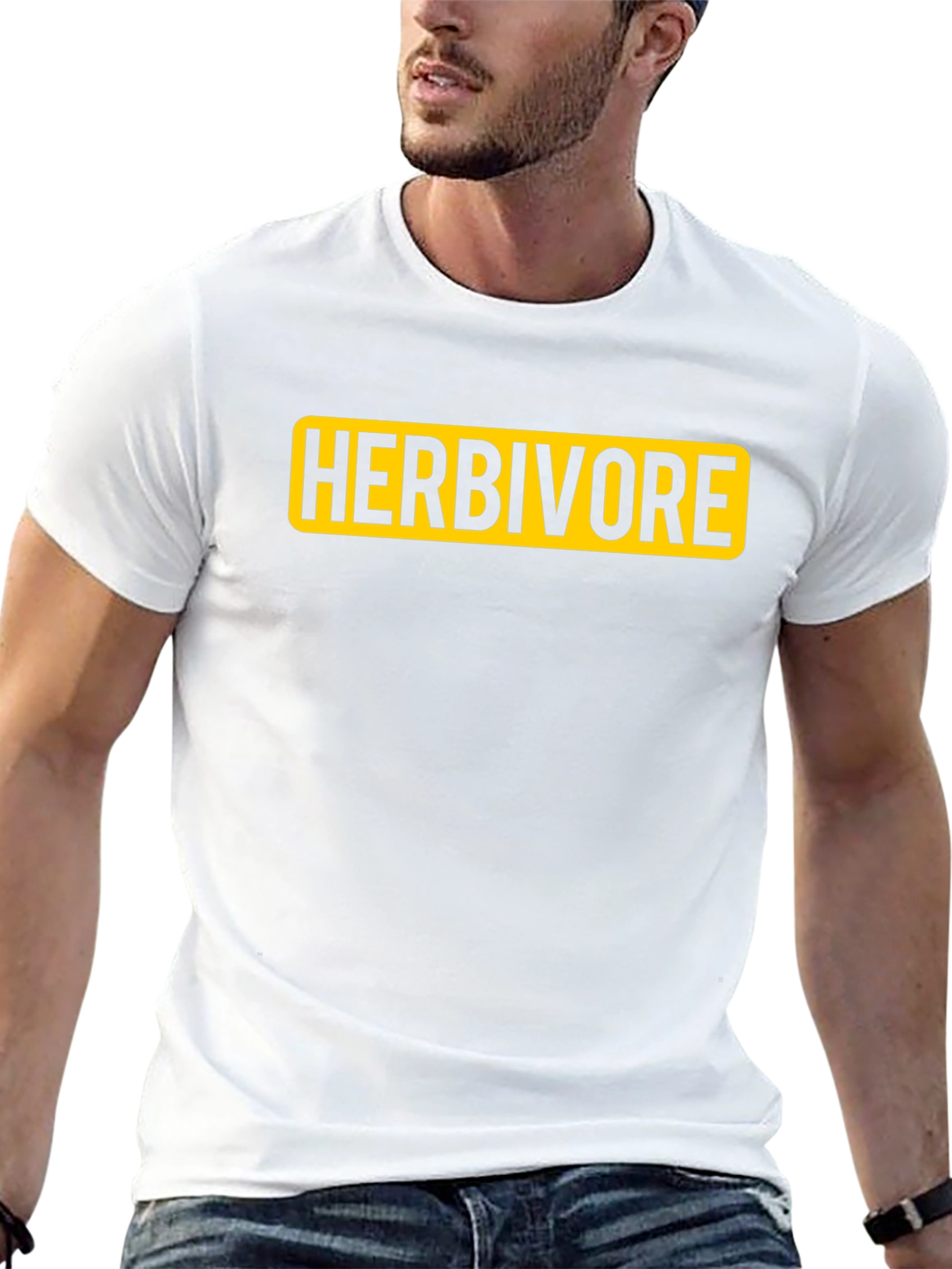 Herbivore Graphic Tee - Bold Vegan Statement Shirt