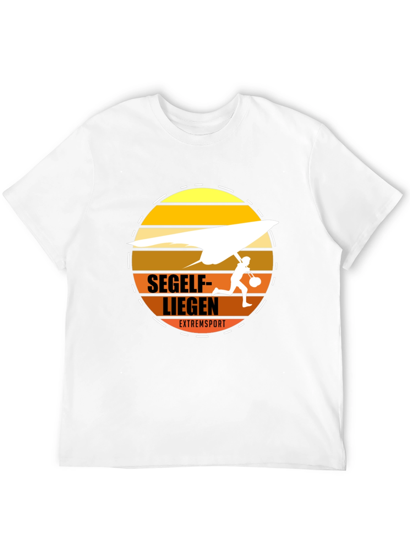 Extreme Sports T-Shirt - Hang Gliding Design