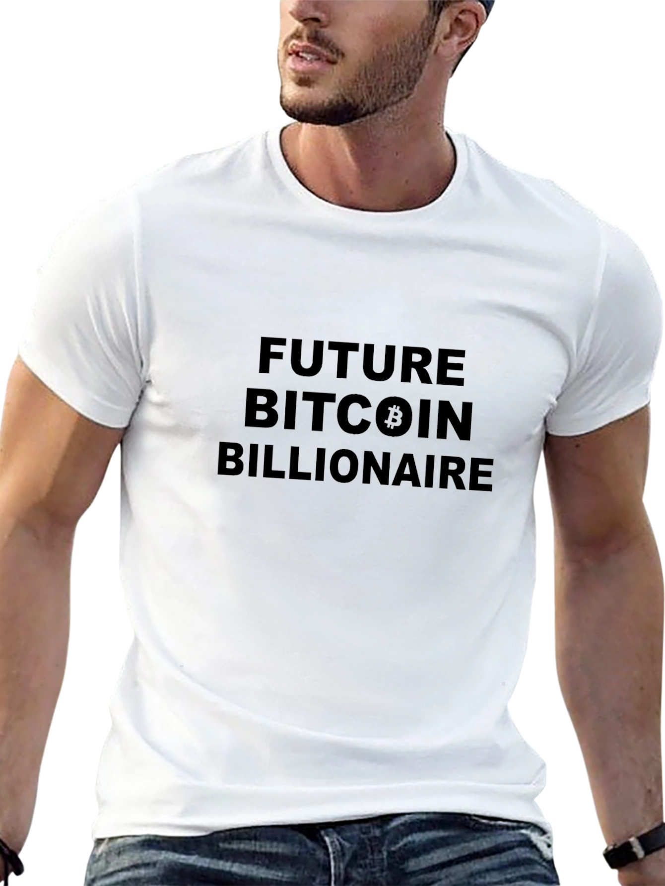 Future Bitcoin Billionaire Black T-Shirt
