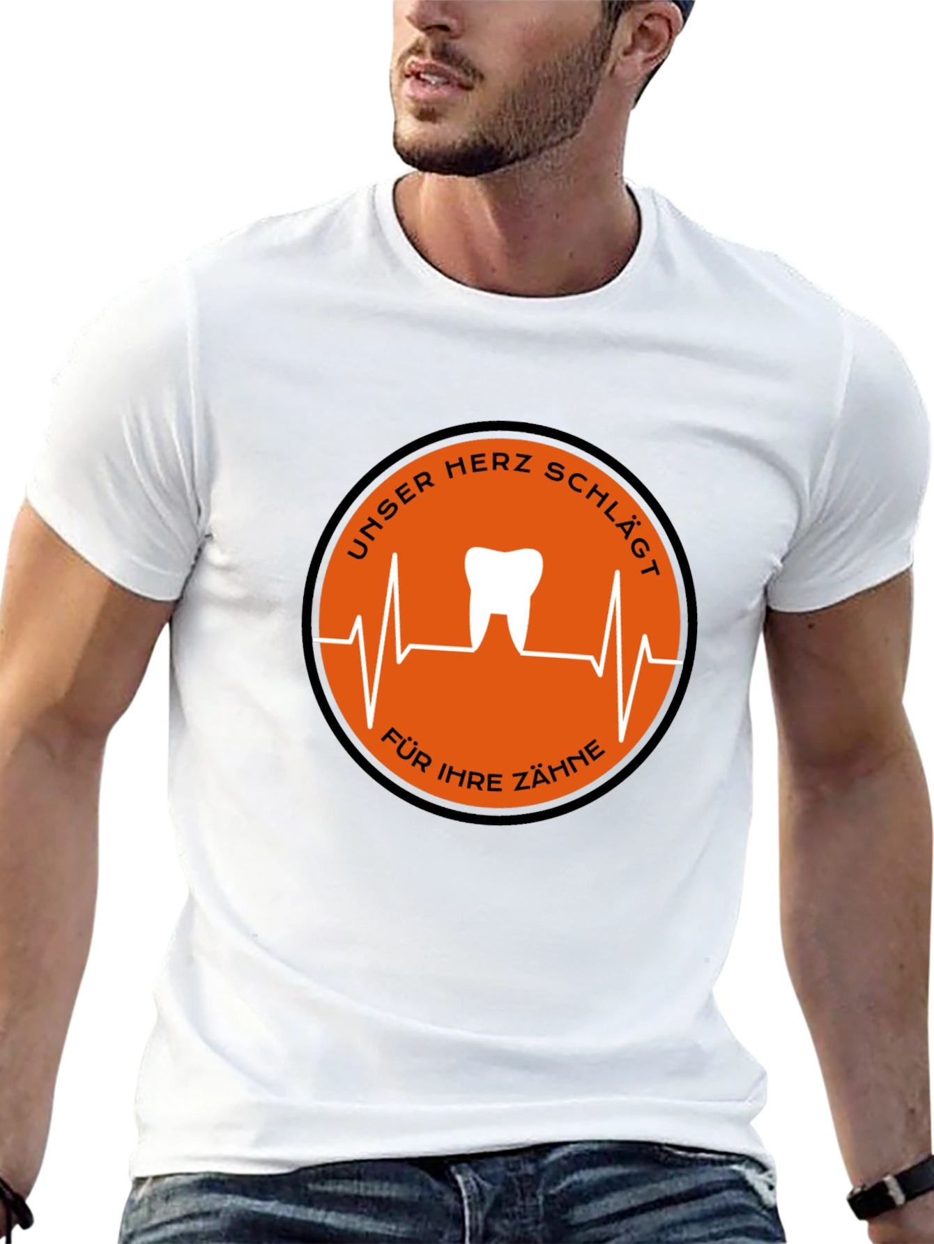 Dentist Heartbeat T-Shirt - Black Graphic Tee