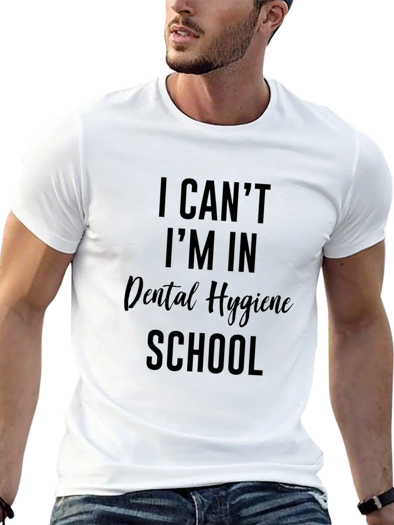 Dental Hygiene School Black Graphic T-Shirt