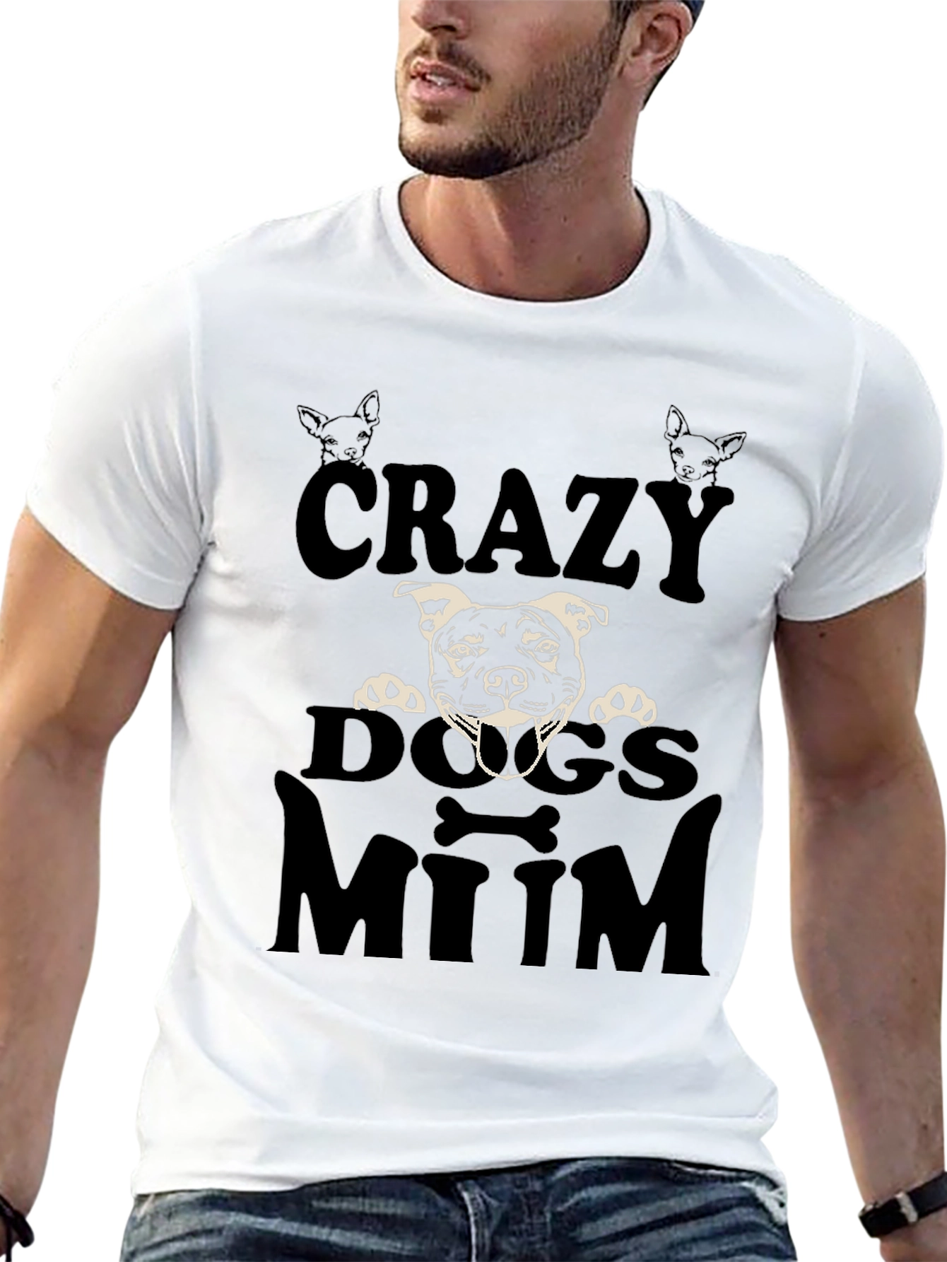 Crazy Dogs Mum T-Shirt