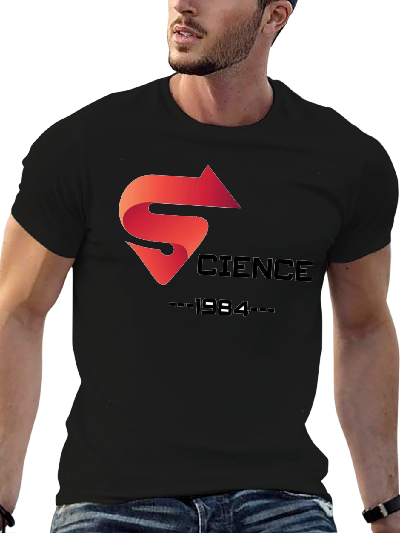 Science 1984 Black T-Shirt