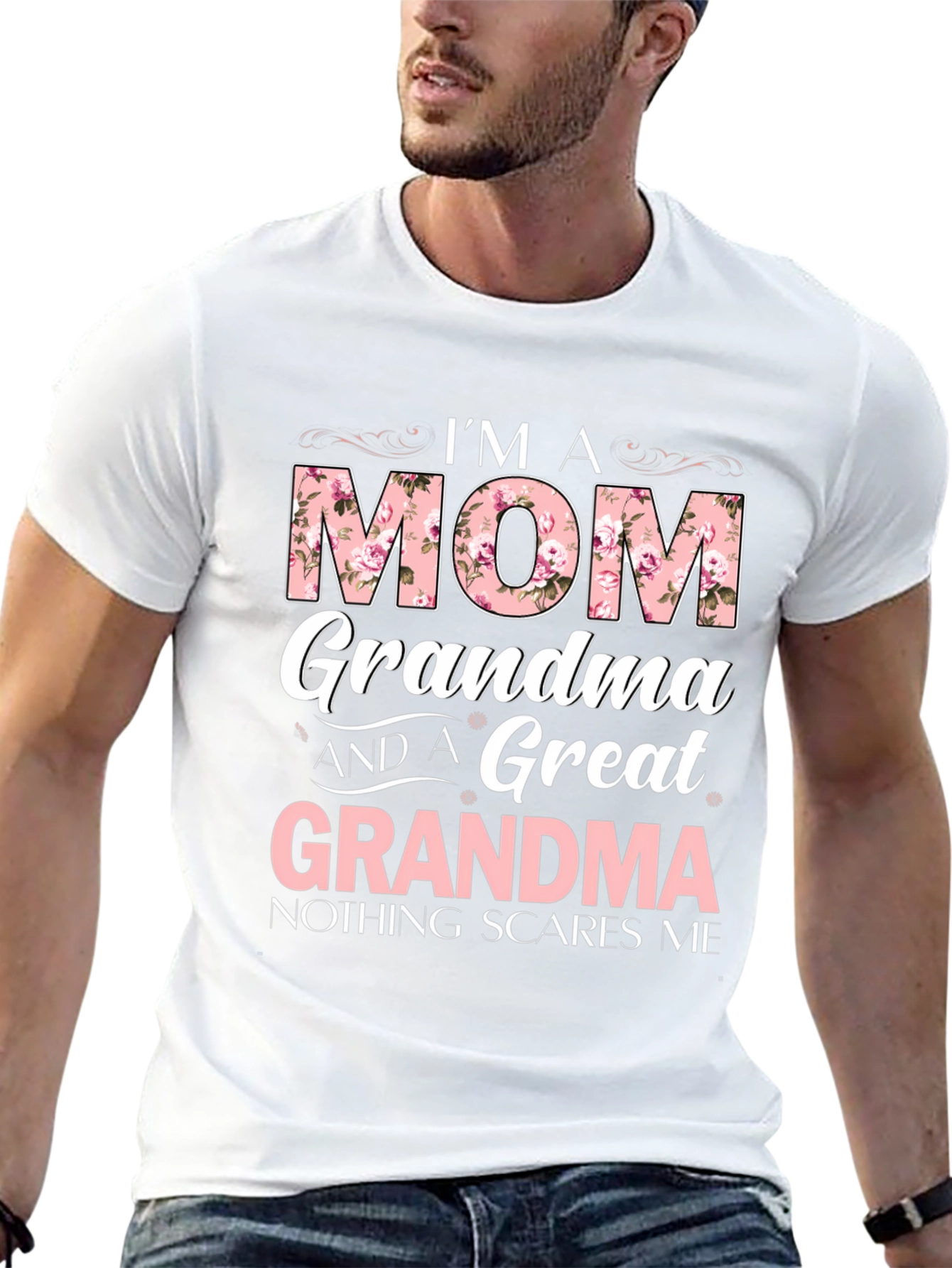 Im a Mom Grandma Great Grandma Graphic T-Shirt