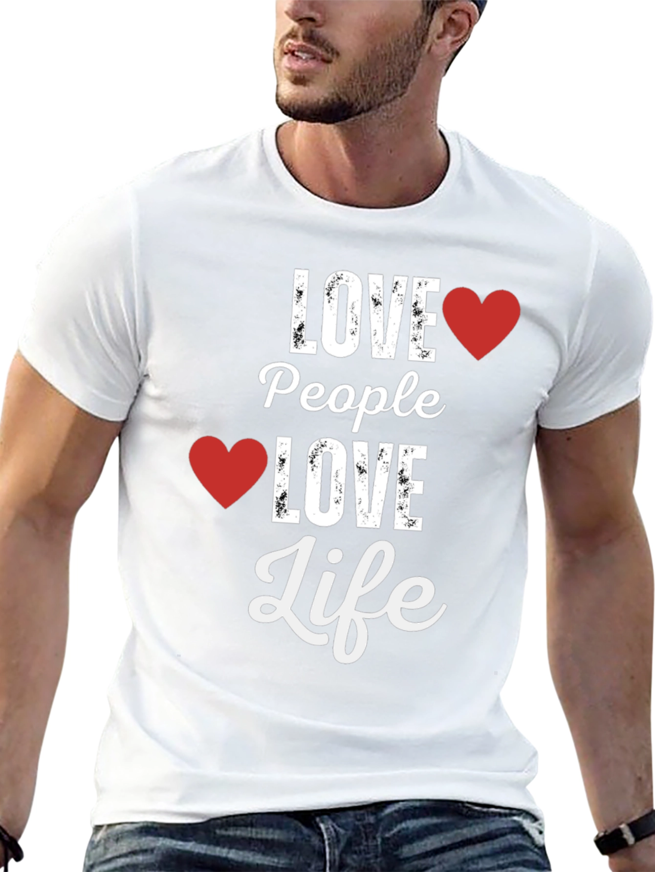 Love People Love Life T-Shirt Graphic Tee