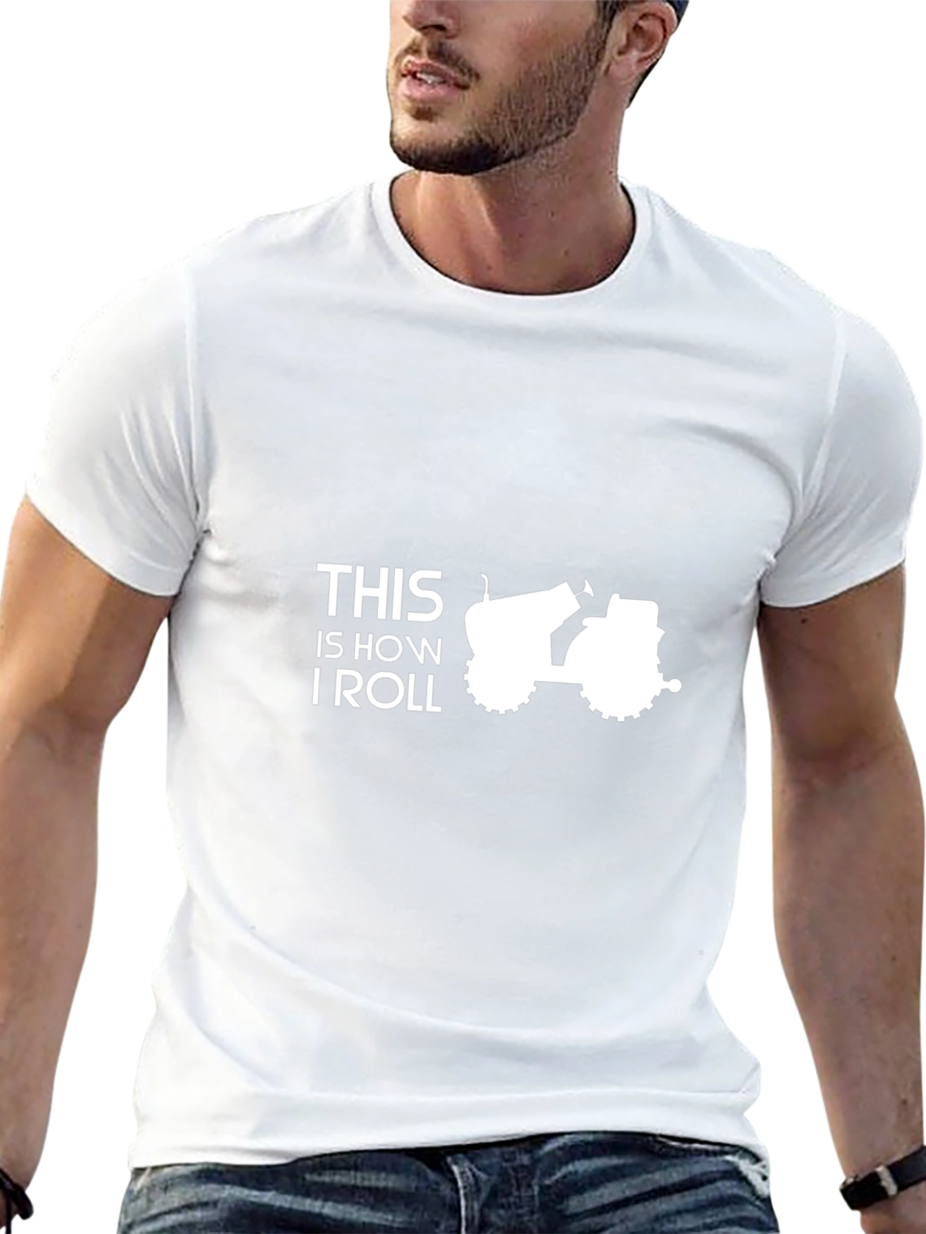 This Is How I Roll Funny Tractor T-Shirt