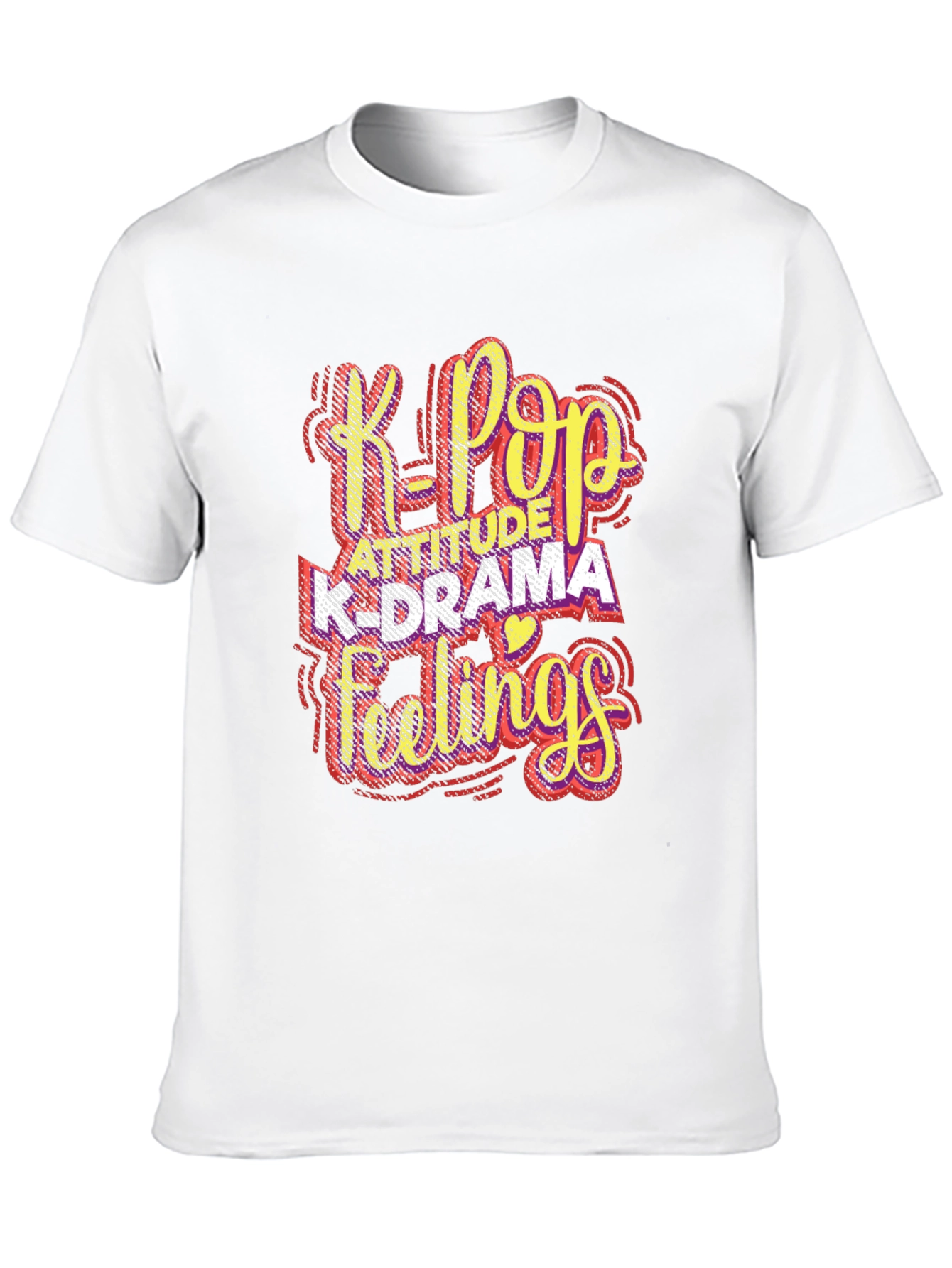 K-Pop Attitude T-Shirt - Korean Drama Fan Tee