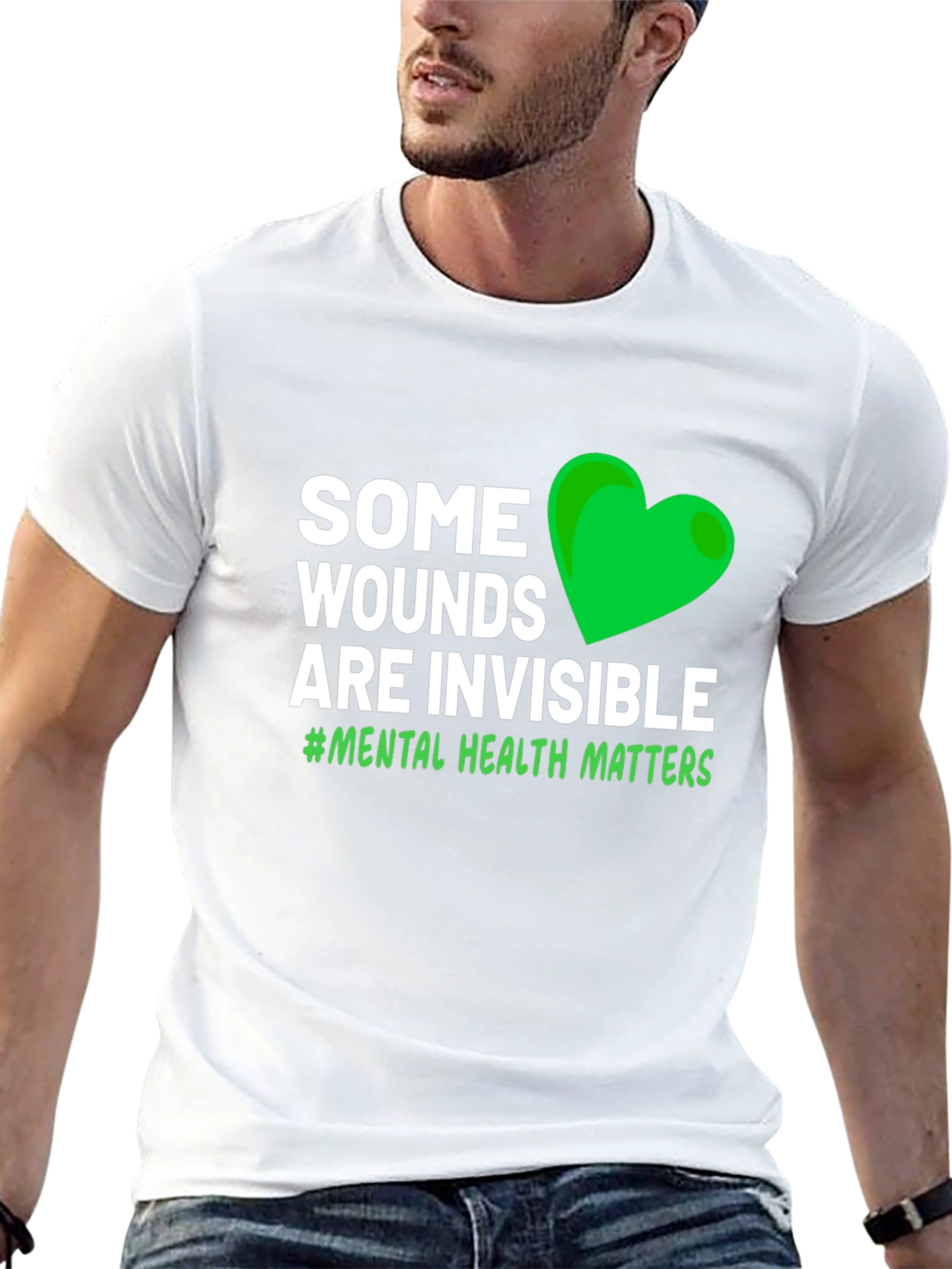 Mental Health Matters T-Shirt - Invisible Wounds
