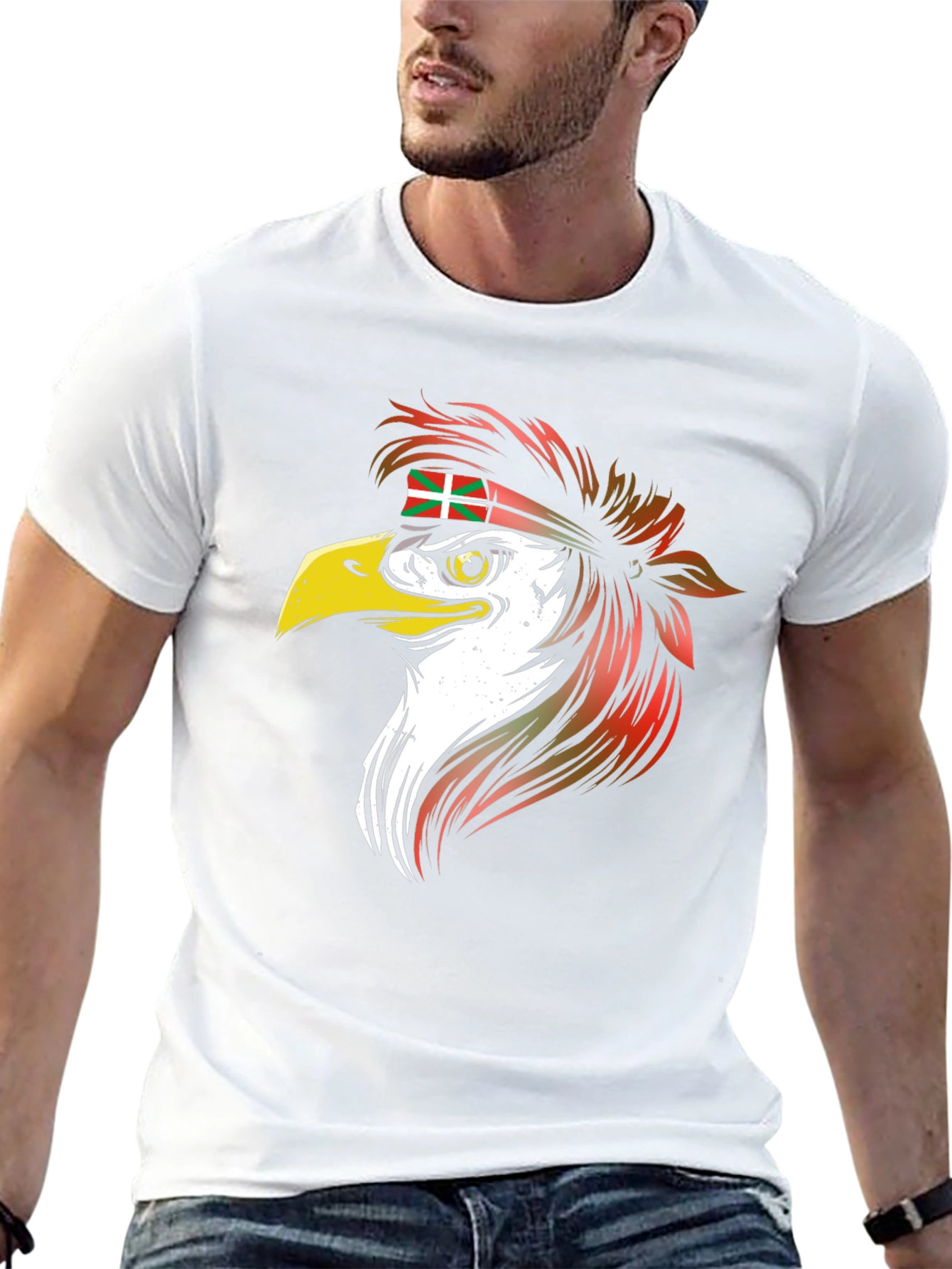 Basque Eagle Tee - Cool Graphic T-Shirt