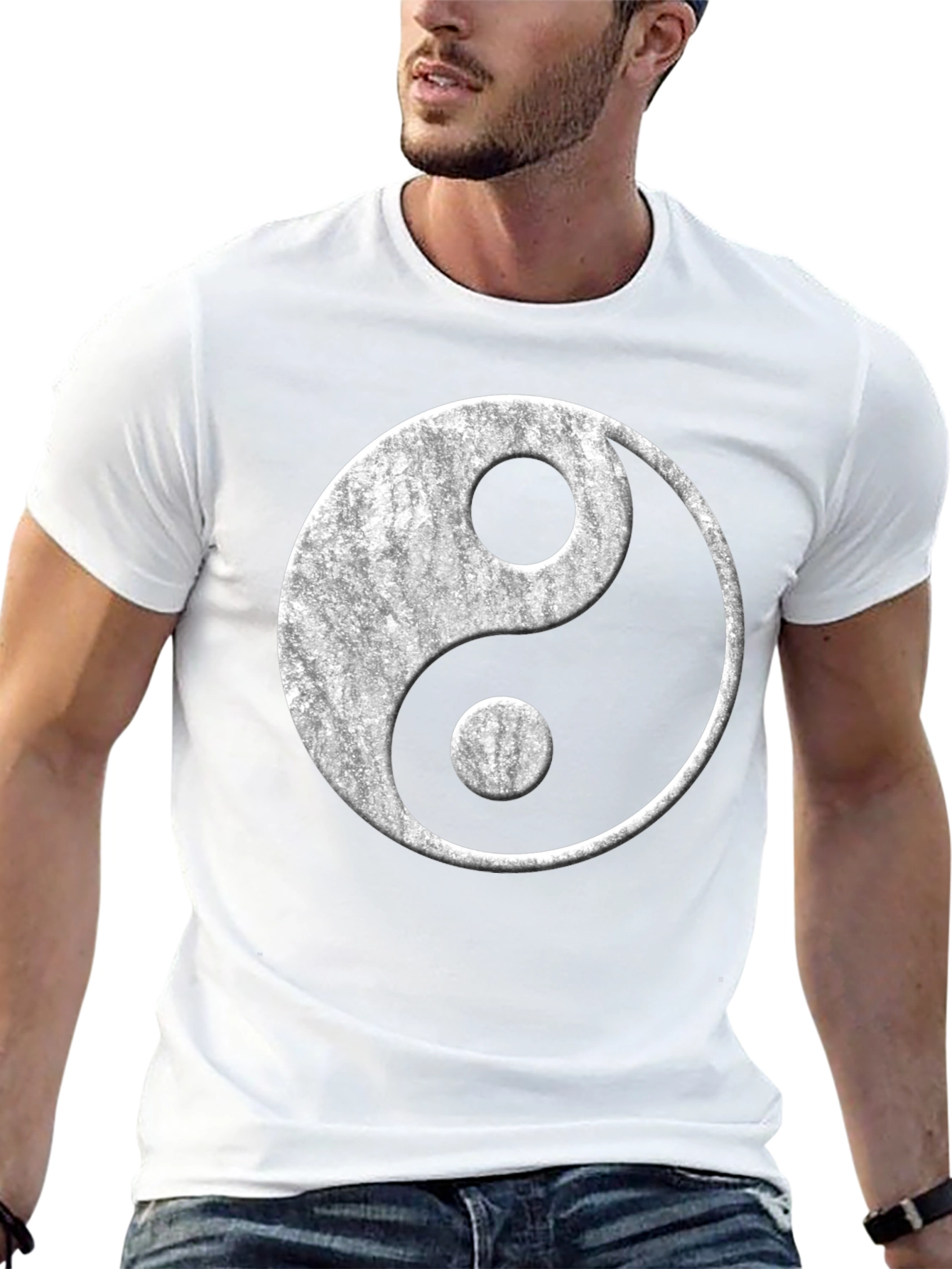 Yin Yang Graphic Tee - Balance and Style