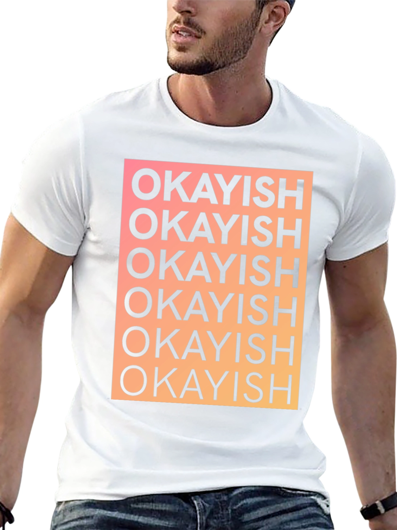 Okayish Graphic Print T-Shirt
