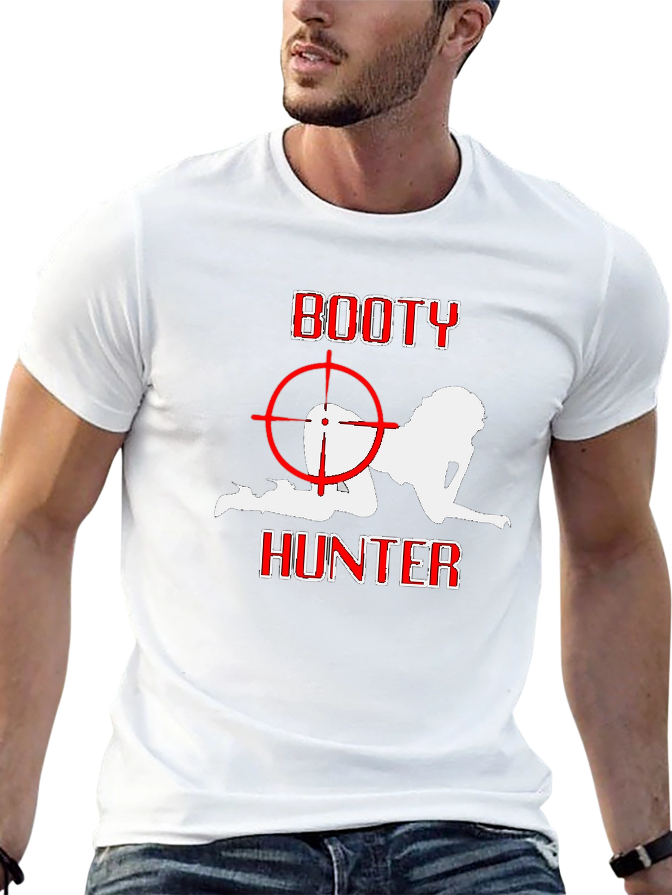Booty Hunter Graphic T-Shirt - Black