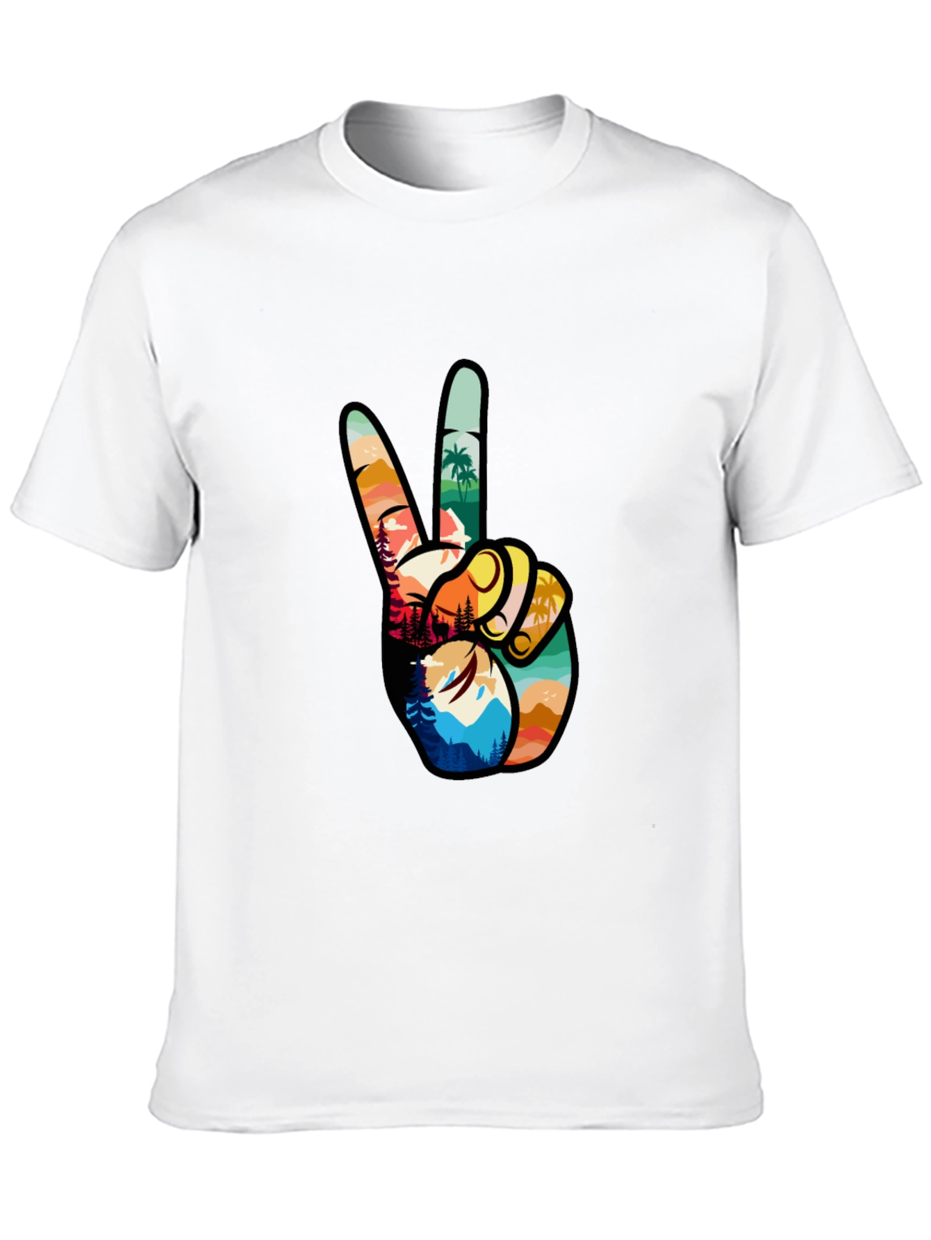 Peace Sign Nature T-Shirt