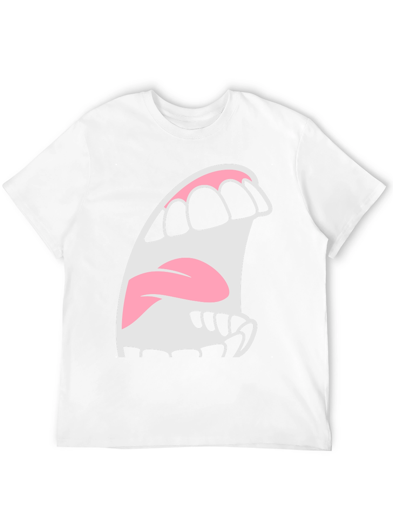 Cartoon Mouth T-Shirt - Expressive Graphic Tee