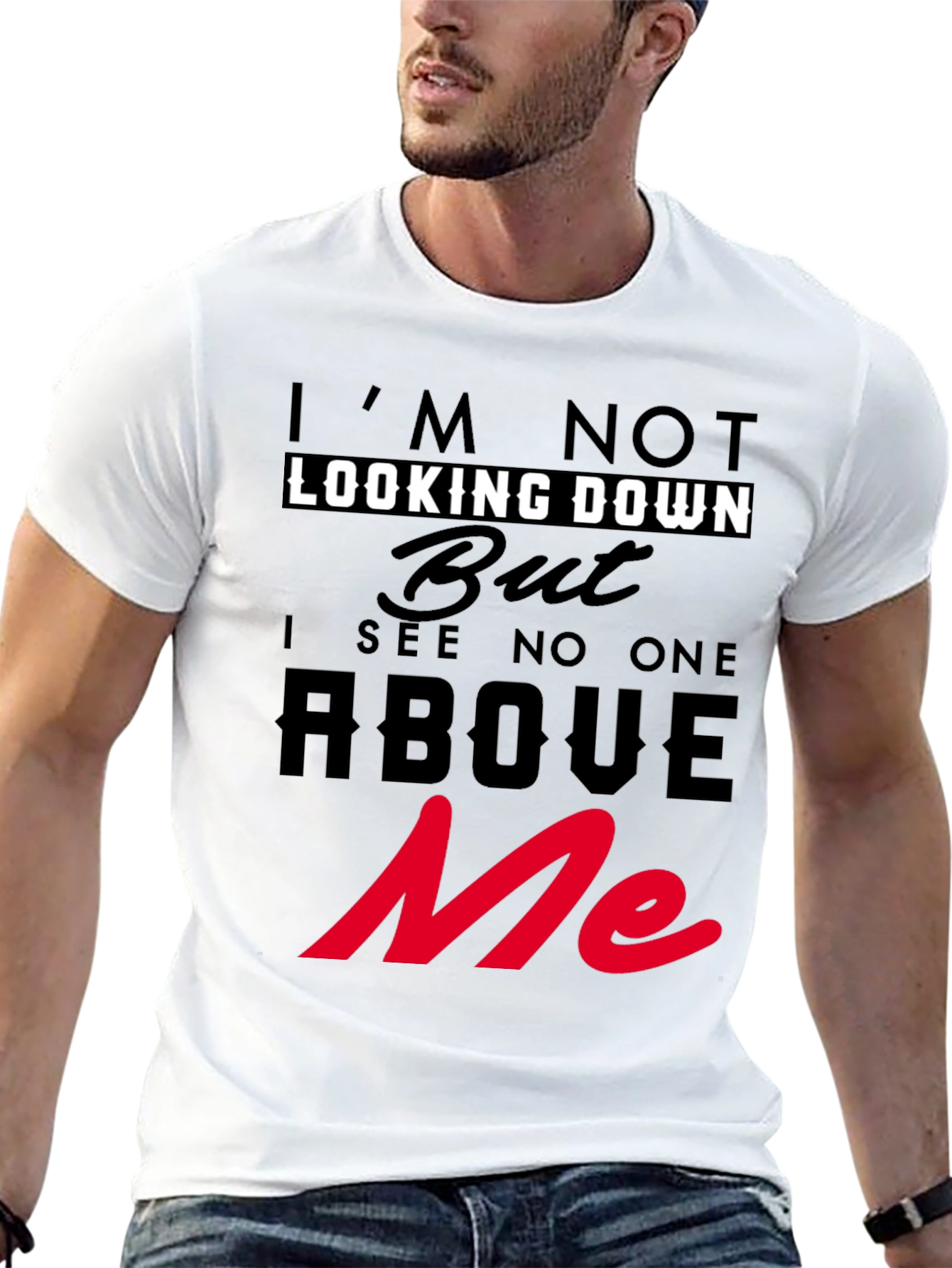 Im Not Looking Down T-Shirt Graphic Tee