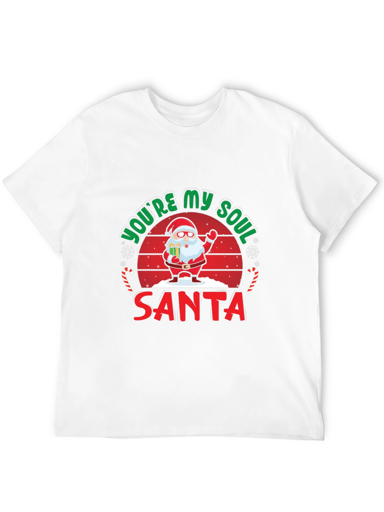 Youre My Soul Santa Black Graphic Tee