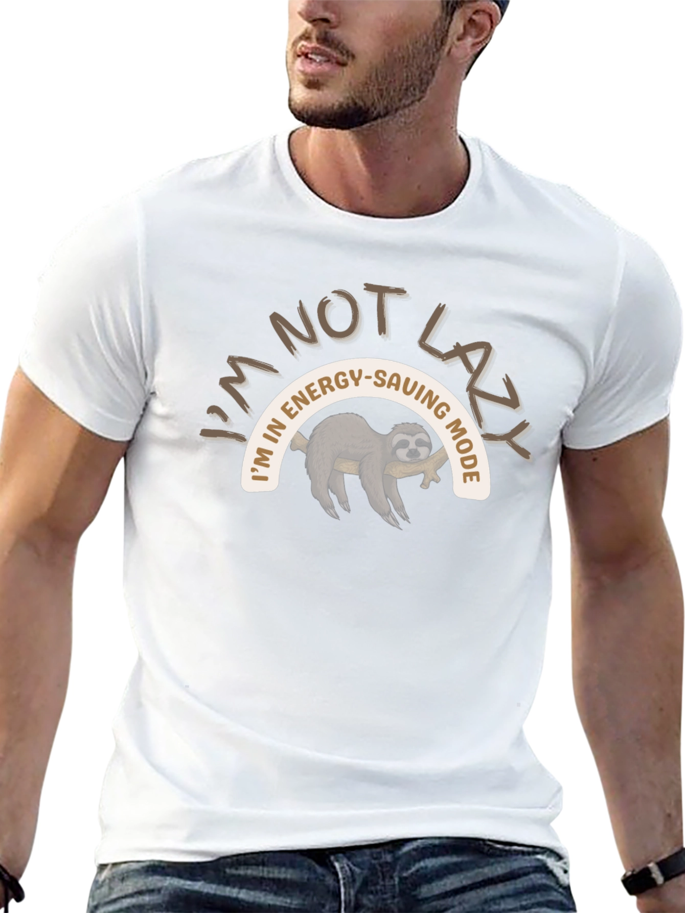 Im Not Lazy Energy Saving Mode Sloth T-Shirt