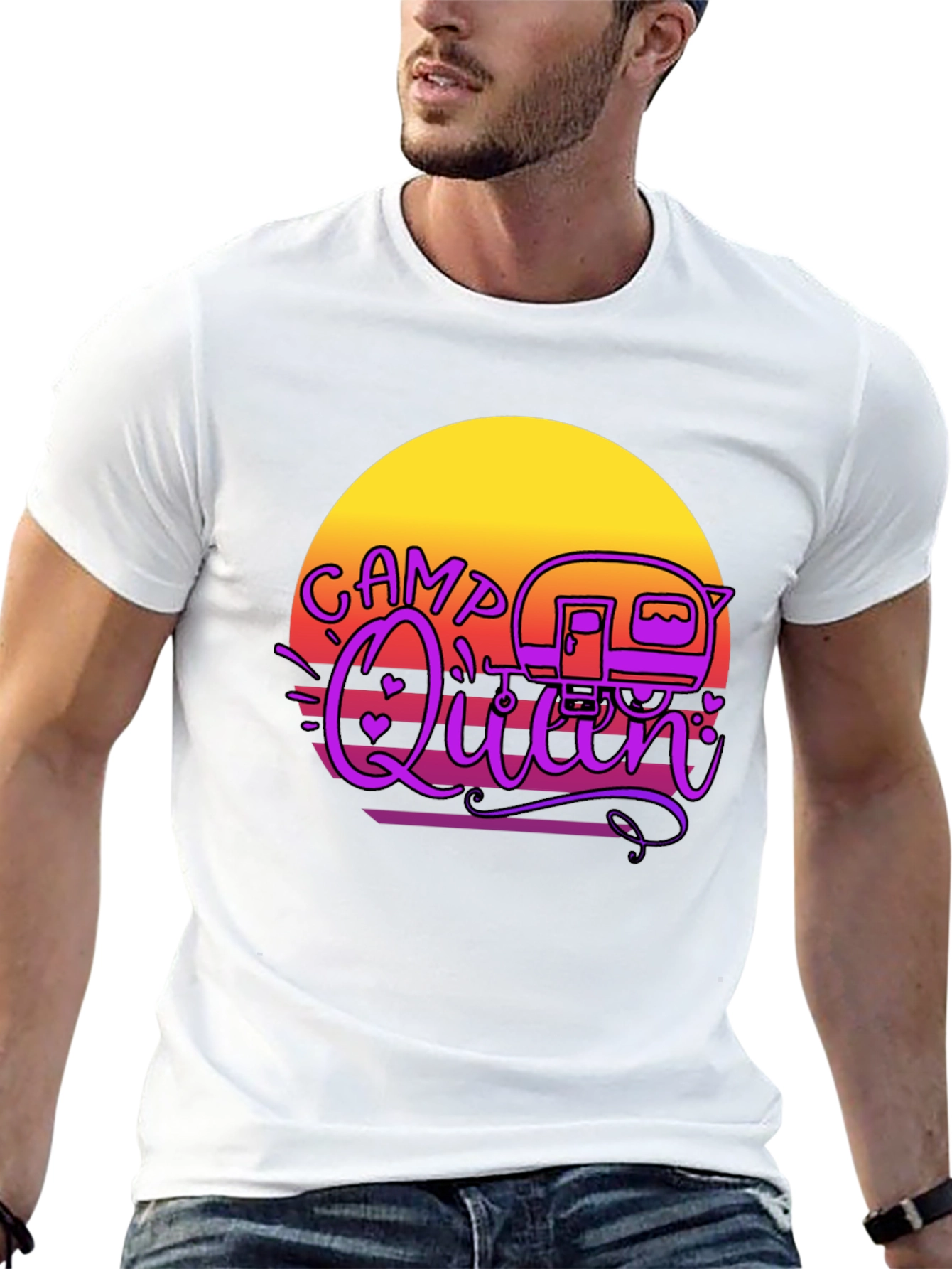 Camp Queen Retro Graphic Tee