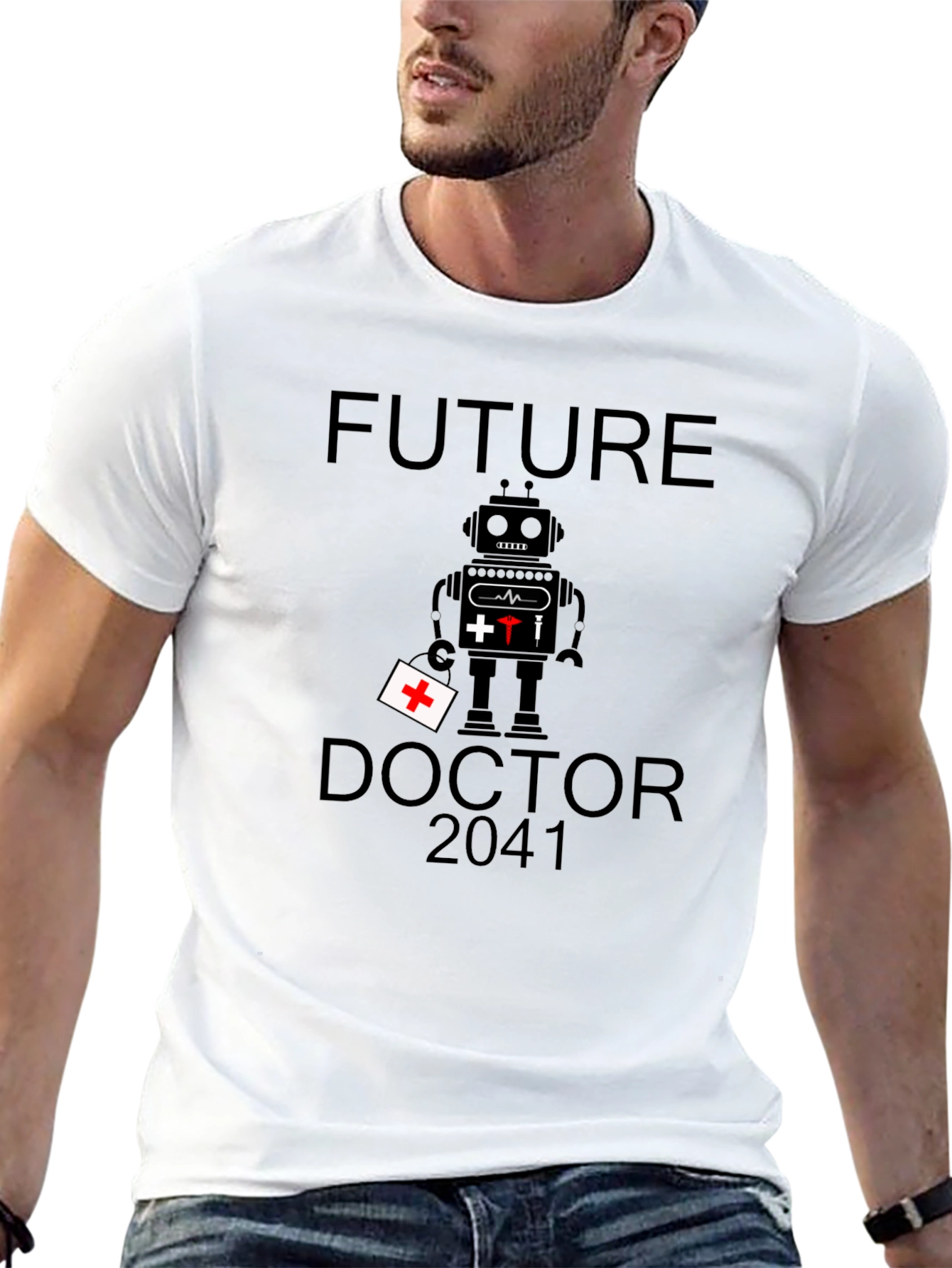 Future Doctor Robot T-Shirt - Medical Student Gift
