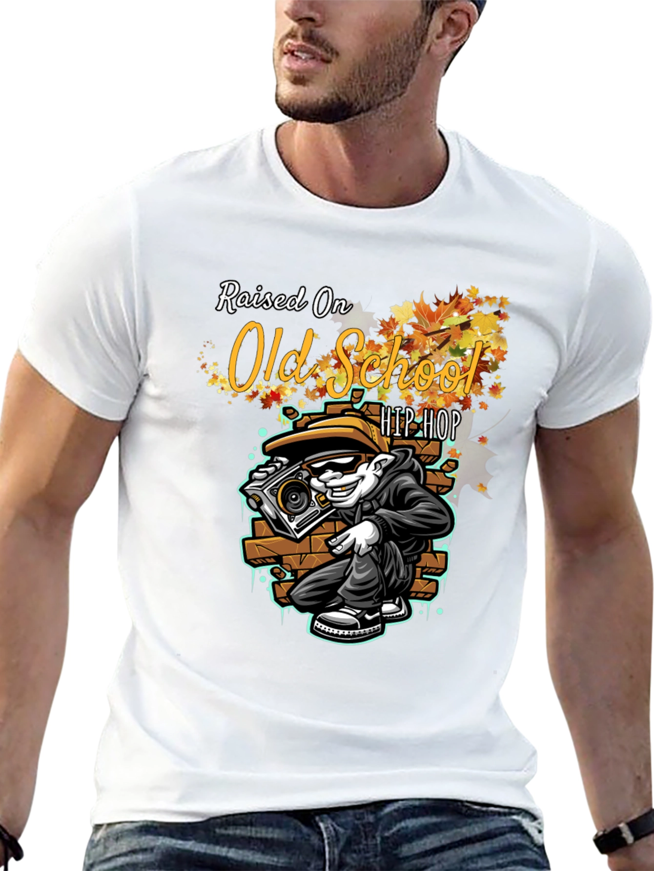 Old School Hip Hop Graphic T-Shirt