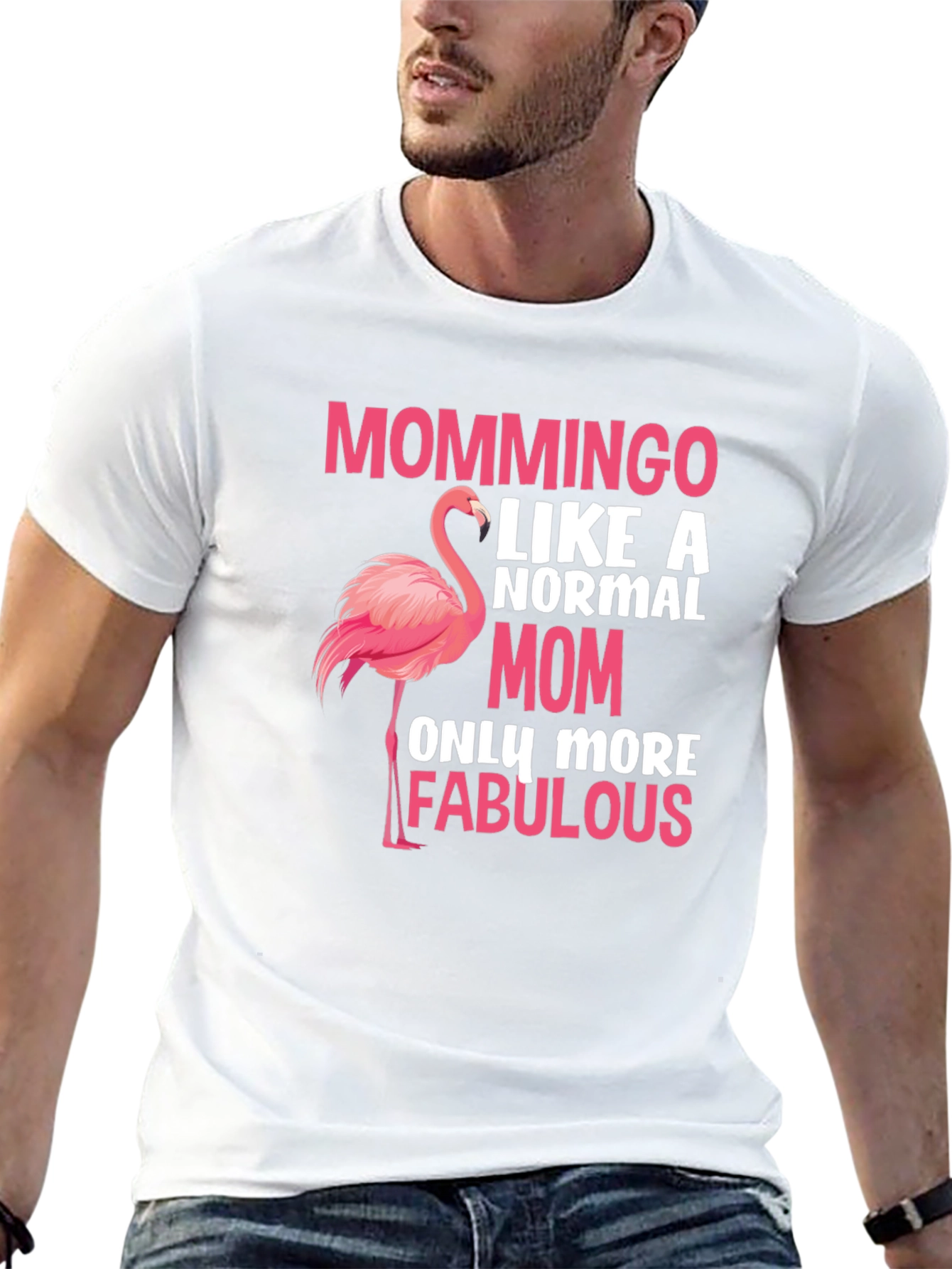 Mommingo T-Shirt - Fabulous Mom Flamingo Tee