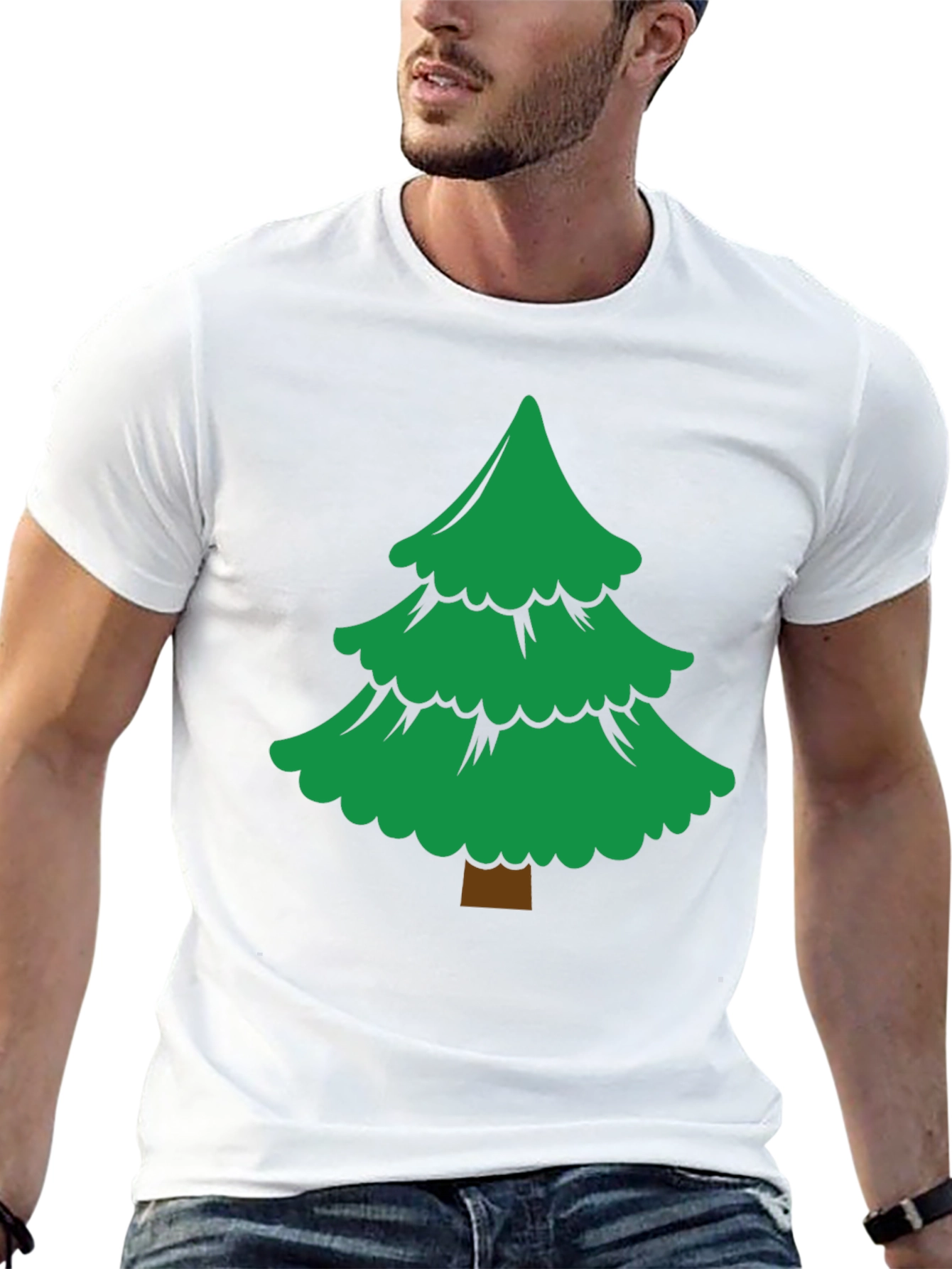 Festive Tree Graphic Tee - Holiday Ready