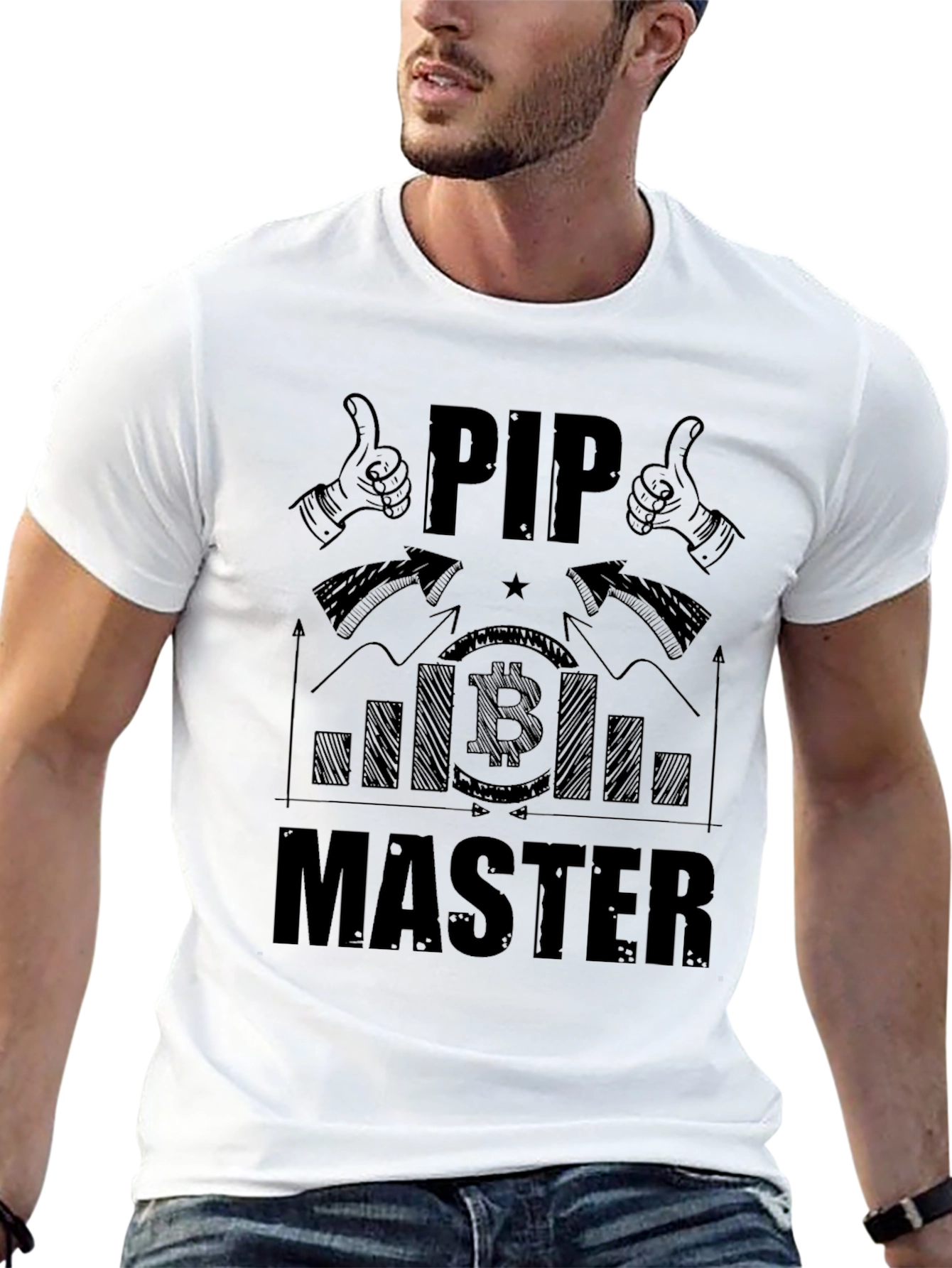 PIP Master Bitcoin Crypto Trading T-Shirt