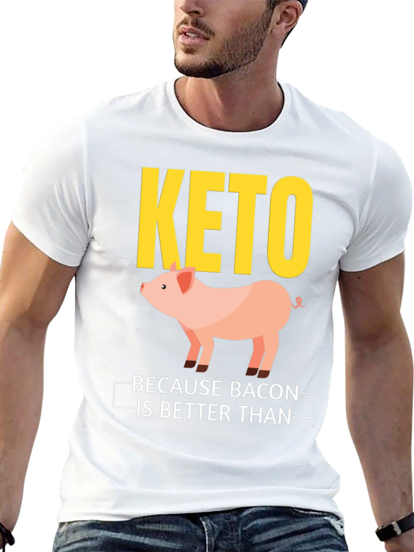 Keto Bacon T-Shirt - Funny Diet Tee