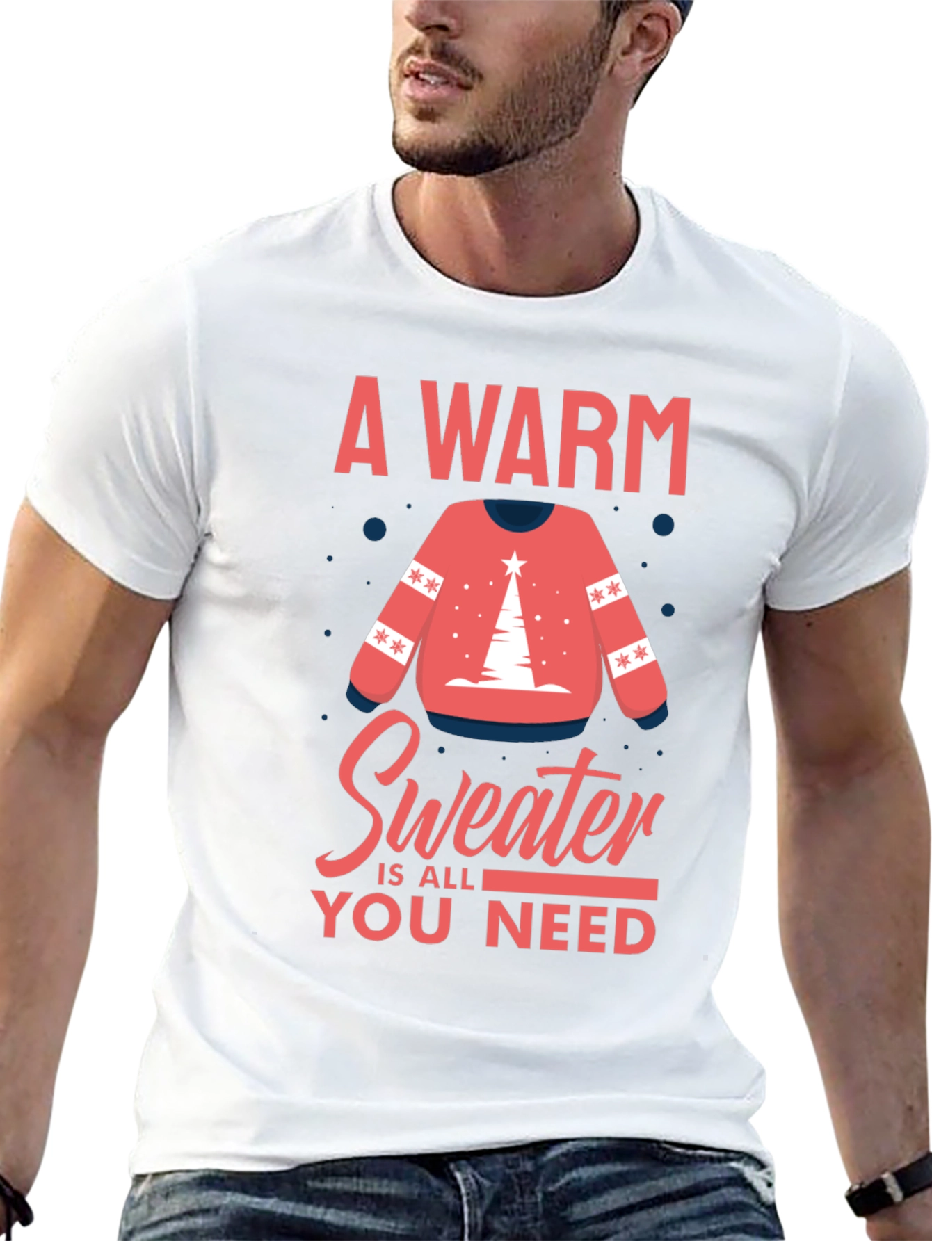 Warm Sweater T-Shirt - Holiday Season