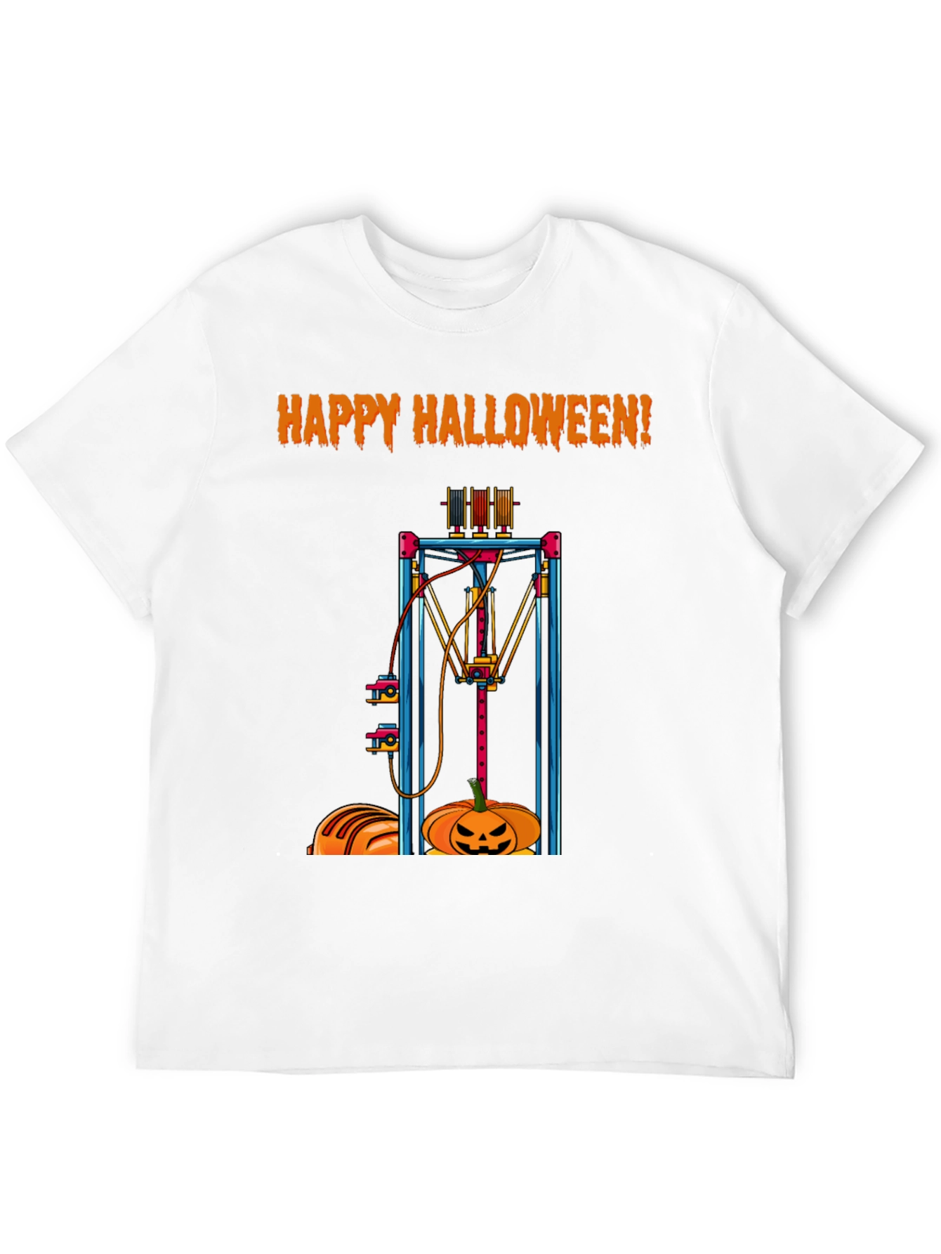 Halloween 3D Printing T-Shirt