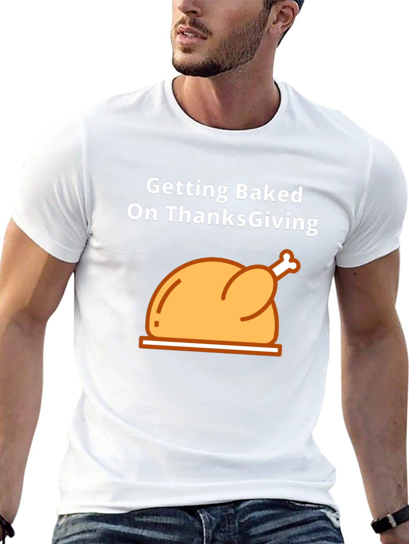 Thanksgiving Turkey Baked T-Shirt