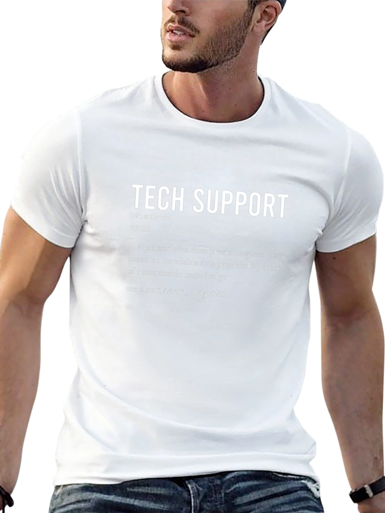 Tech Support Definition T-Shirt - Funny IT Gift