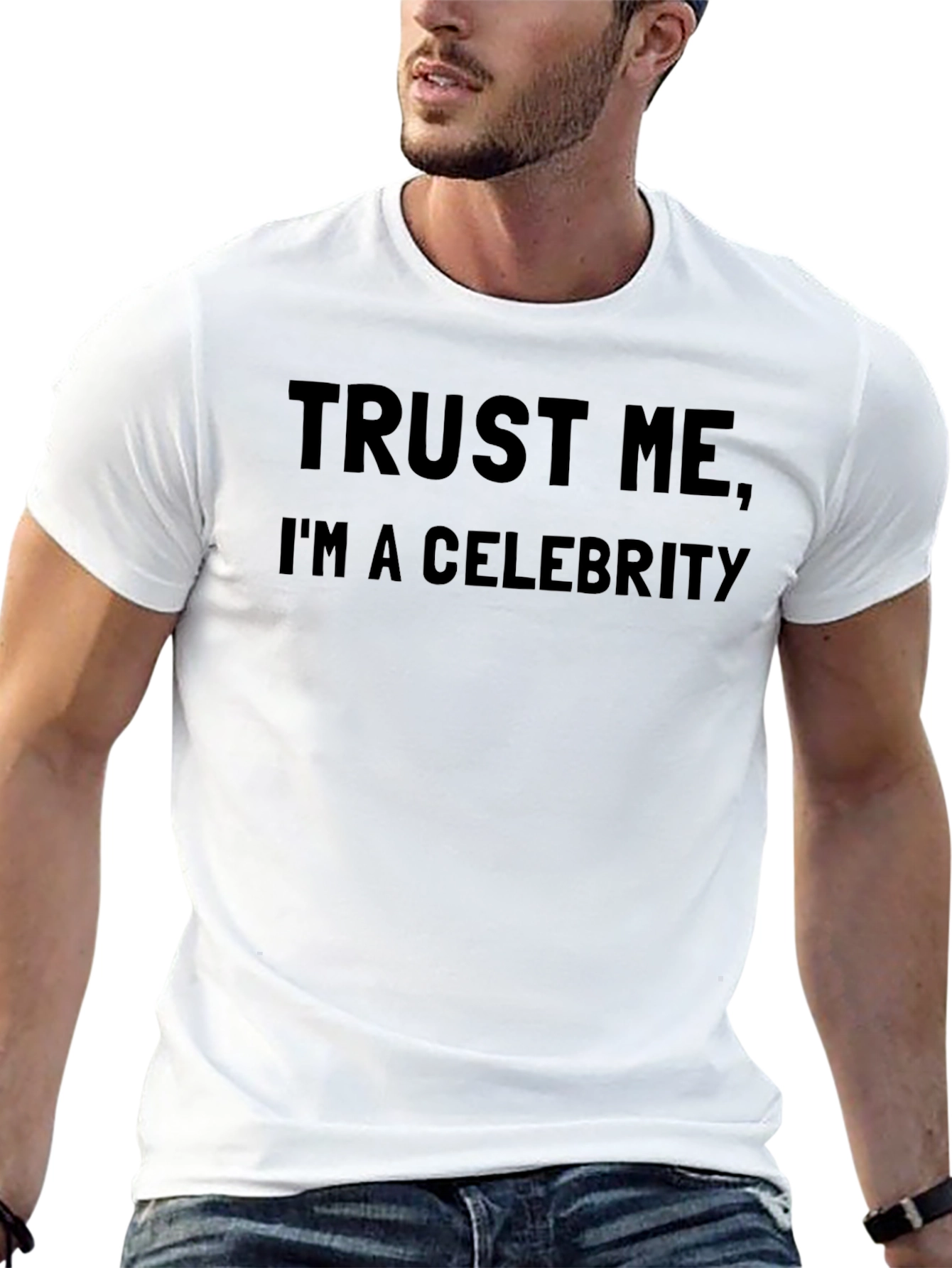 Trust Me Im A Celebrity Black T-Shirt