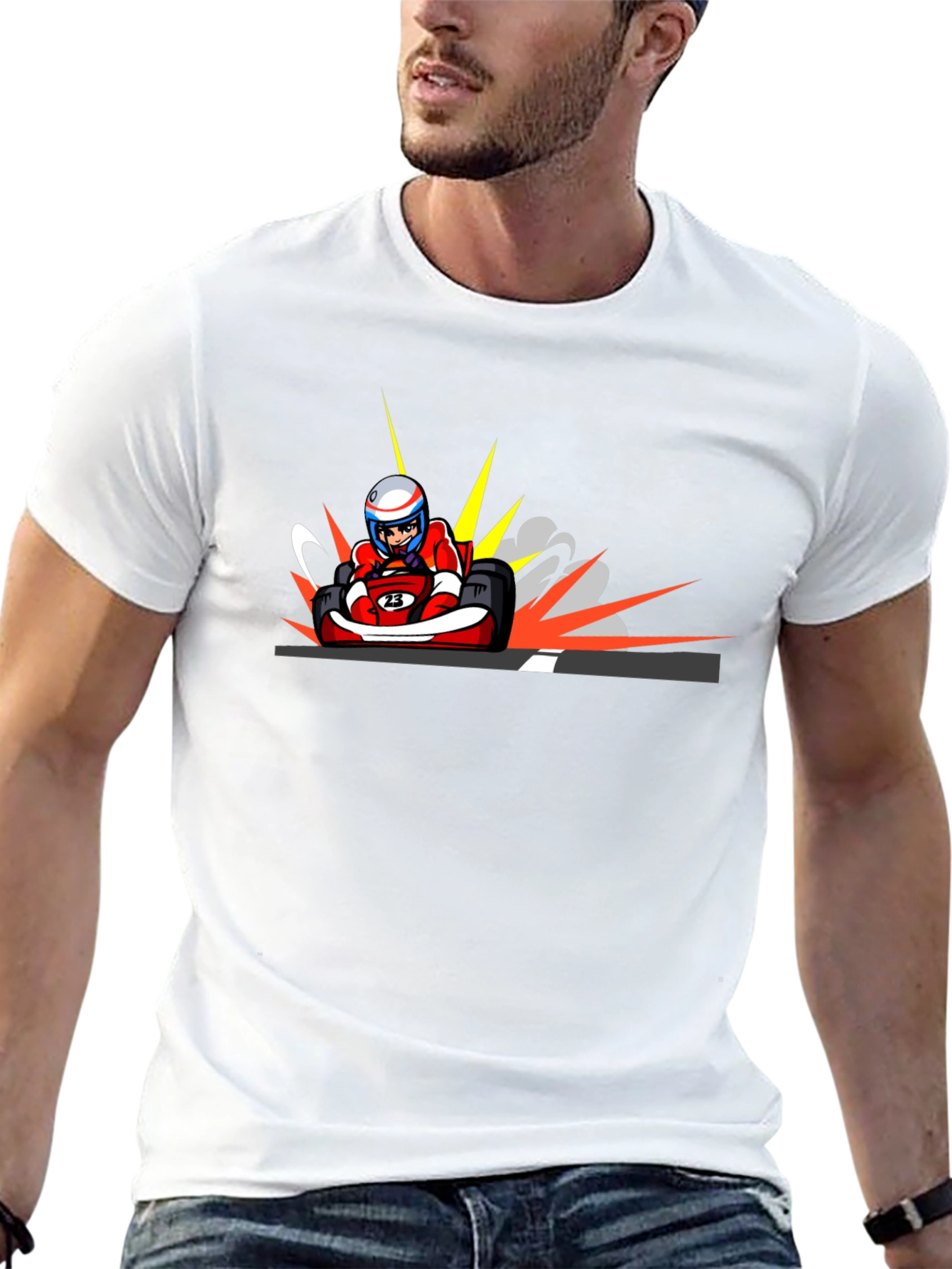 Cartoon Kart Racing T-Shirt