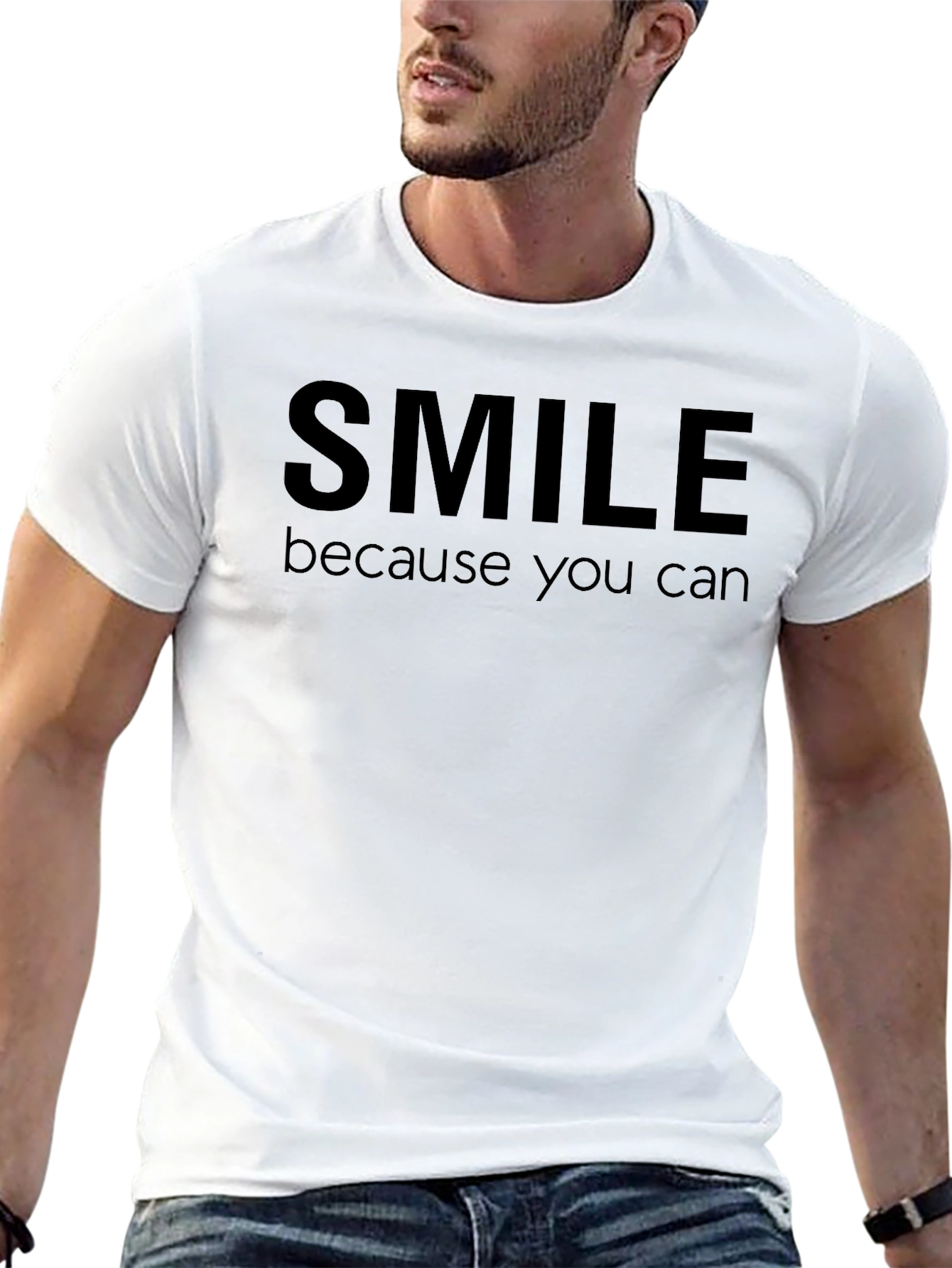 Smile Because You Can Tee - Soft Cotton Blend