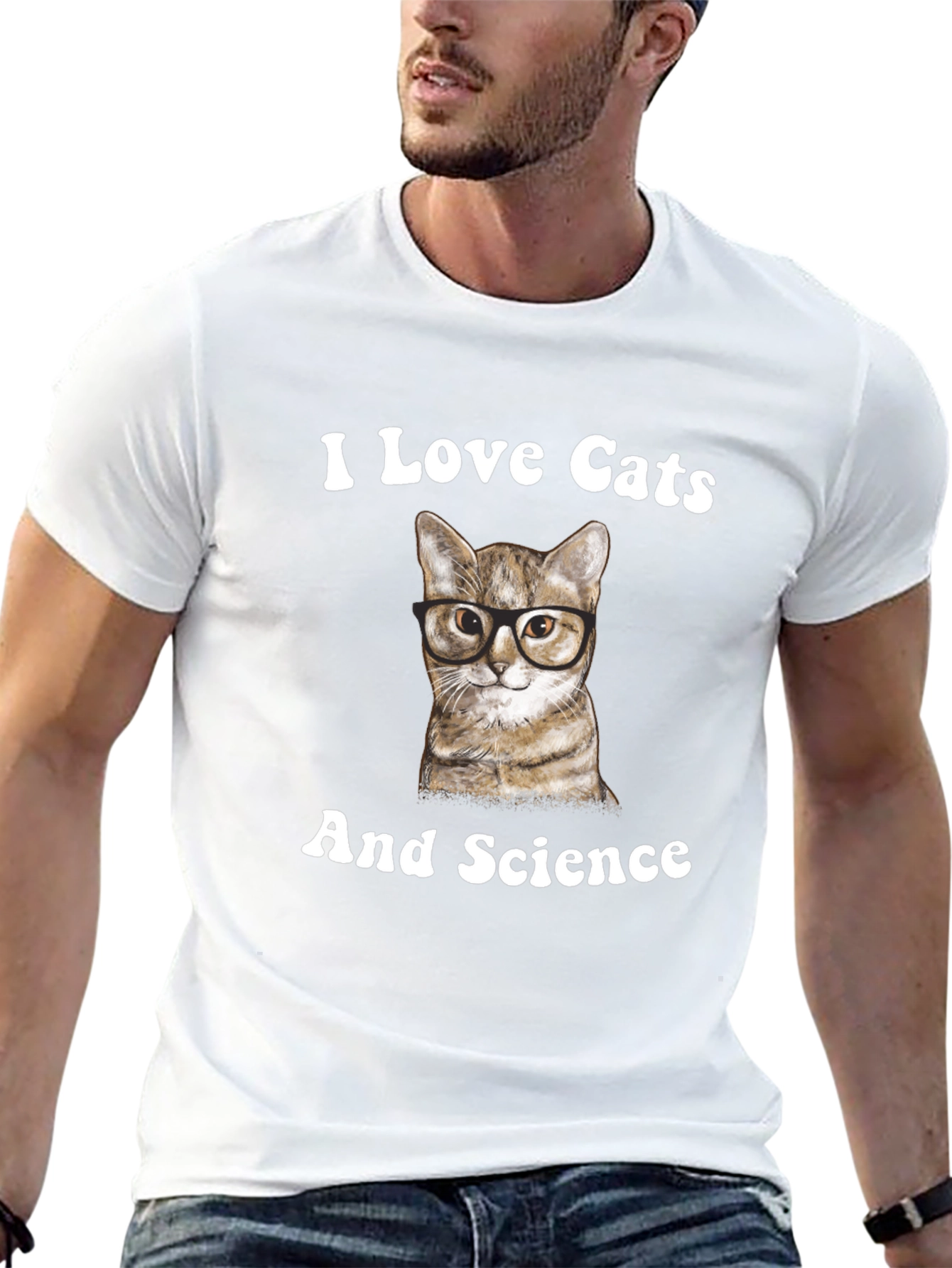 I Love Cats And Science T-Shirt