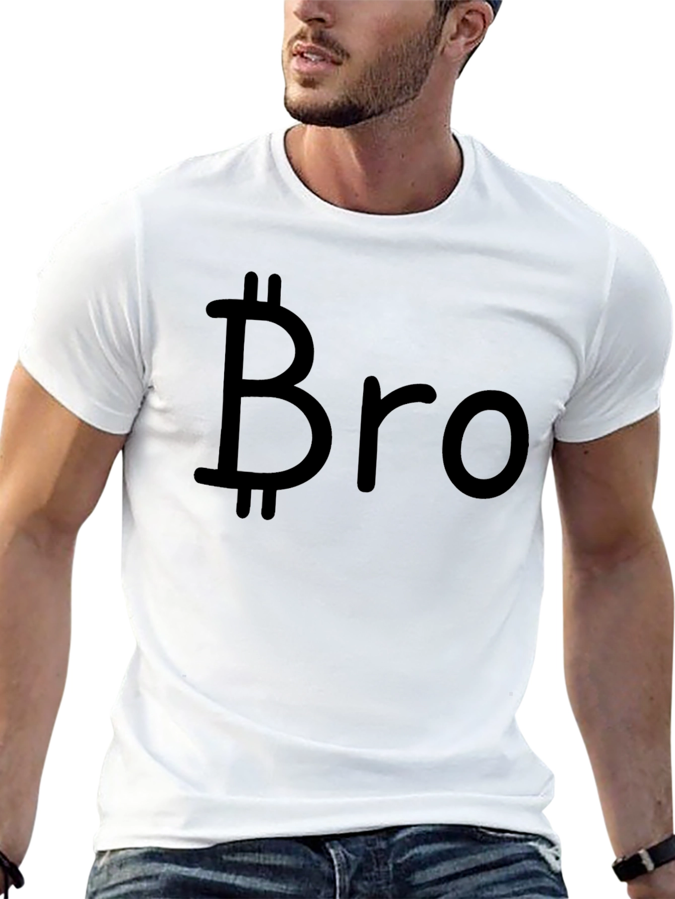 Bitcoin Bro Black T-Shirt - Crypto Enthusiast Tee