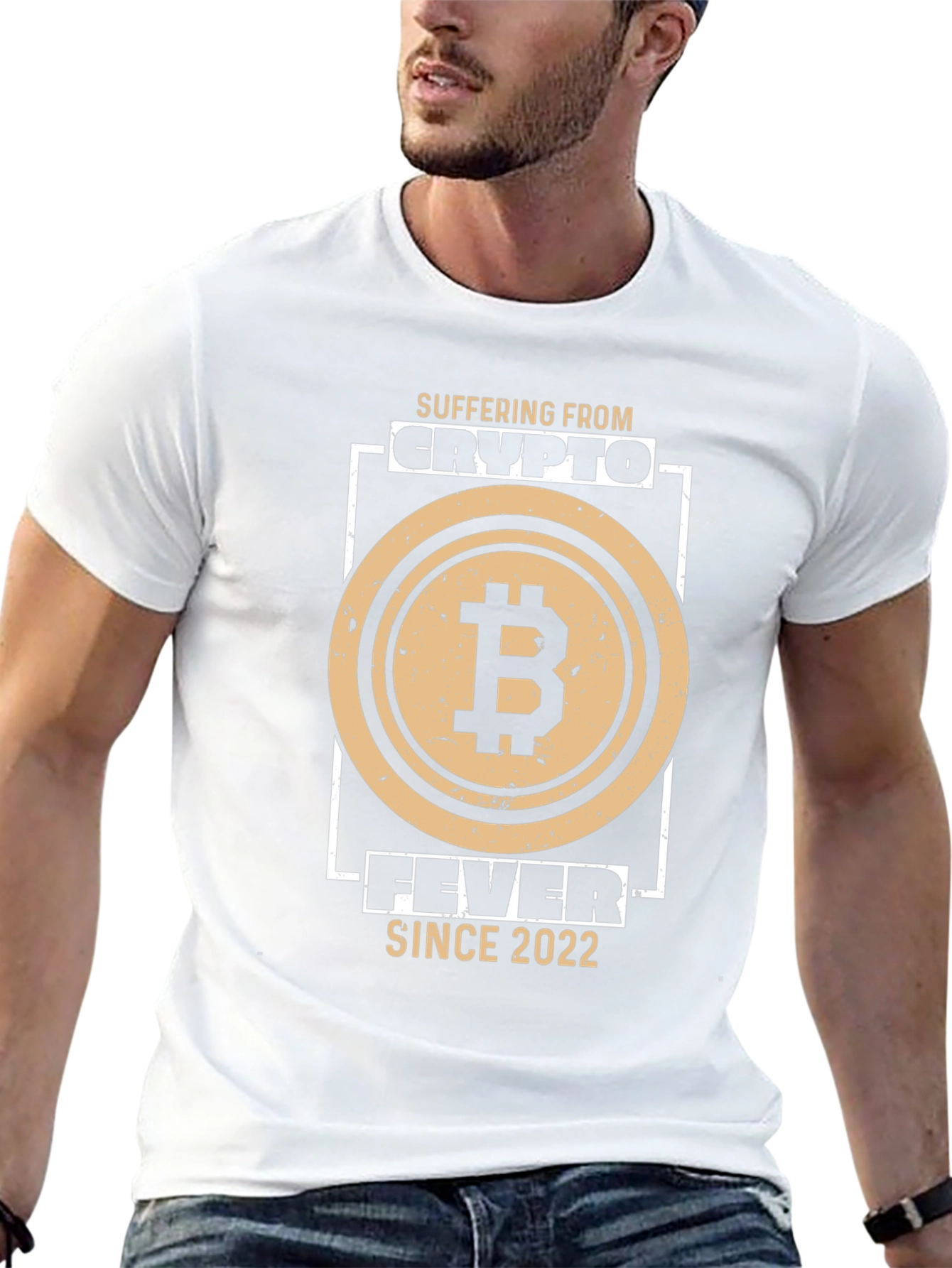 Crypto Fever T-Shirt - Bitcoin Design