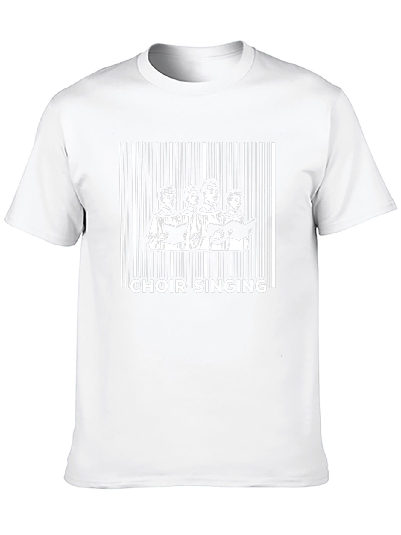 Choir Singing Barcode T-Shirt
