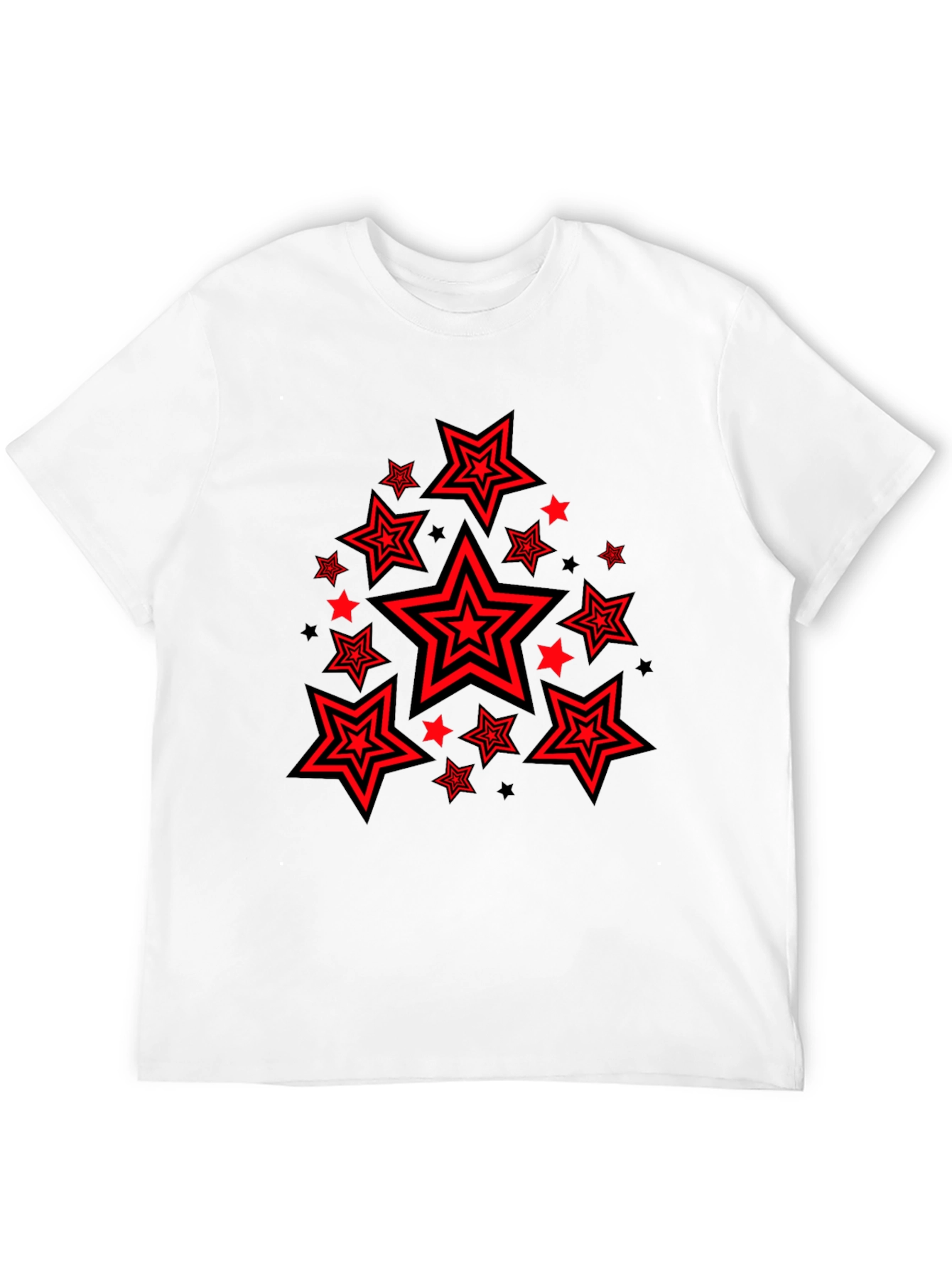 Star Graphic Black T-Shirt - Casual Style