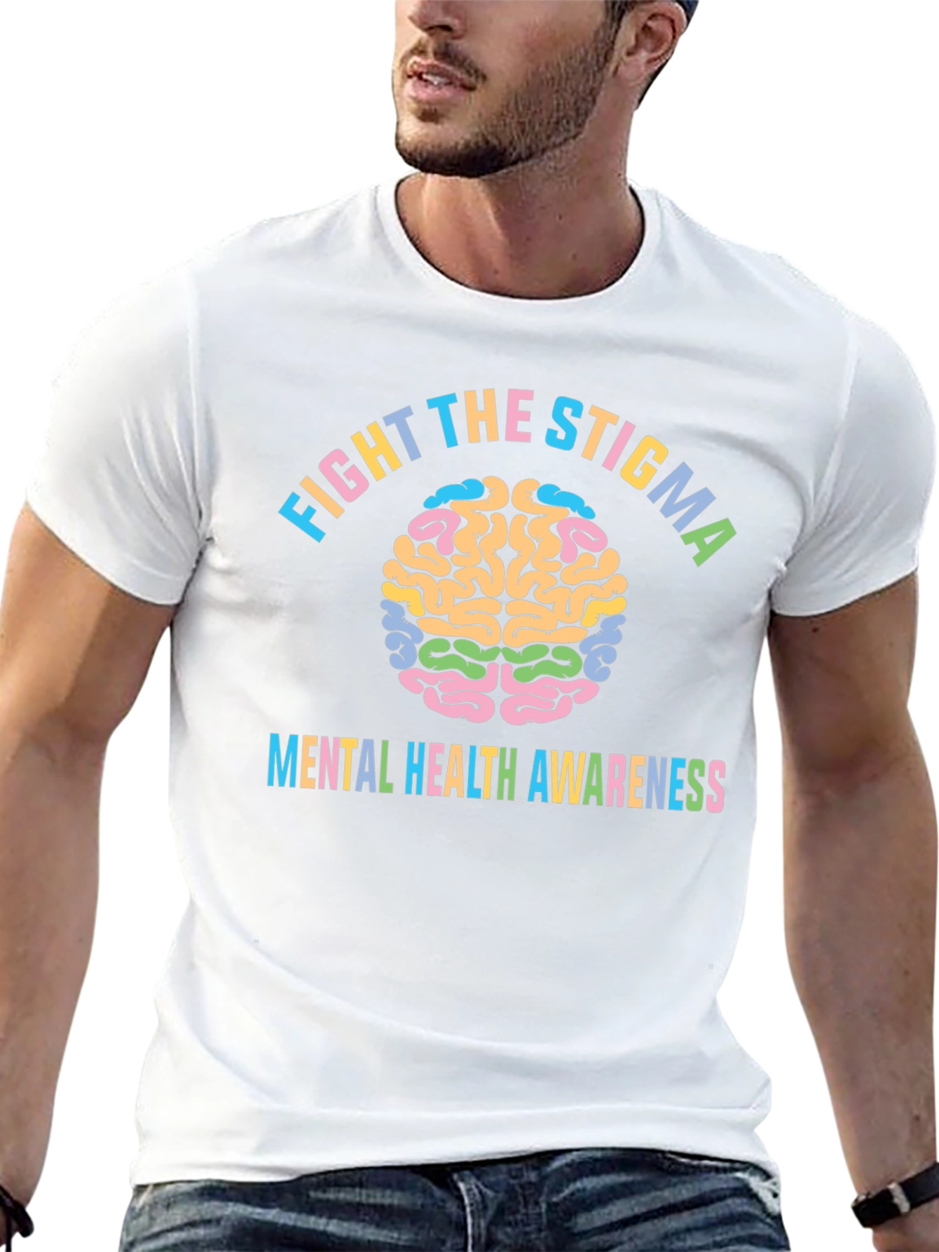 Mental Health Awareness T-Shirt - Fight the Stigma